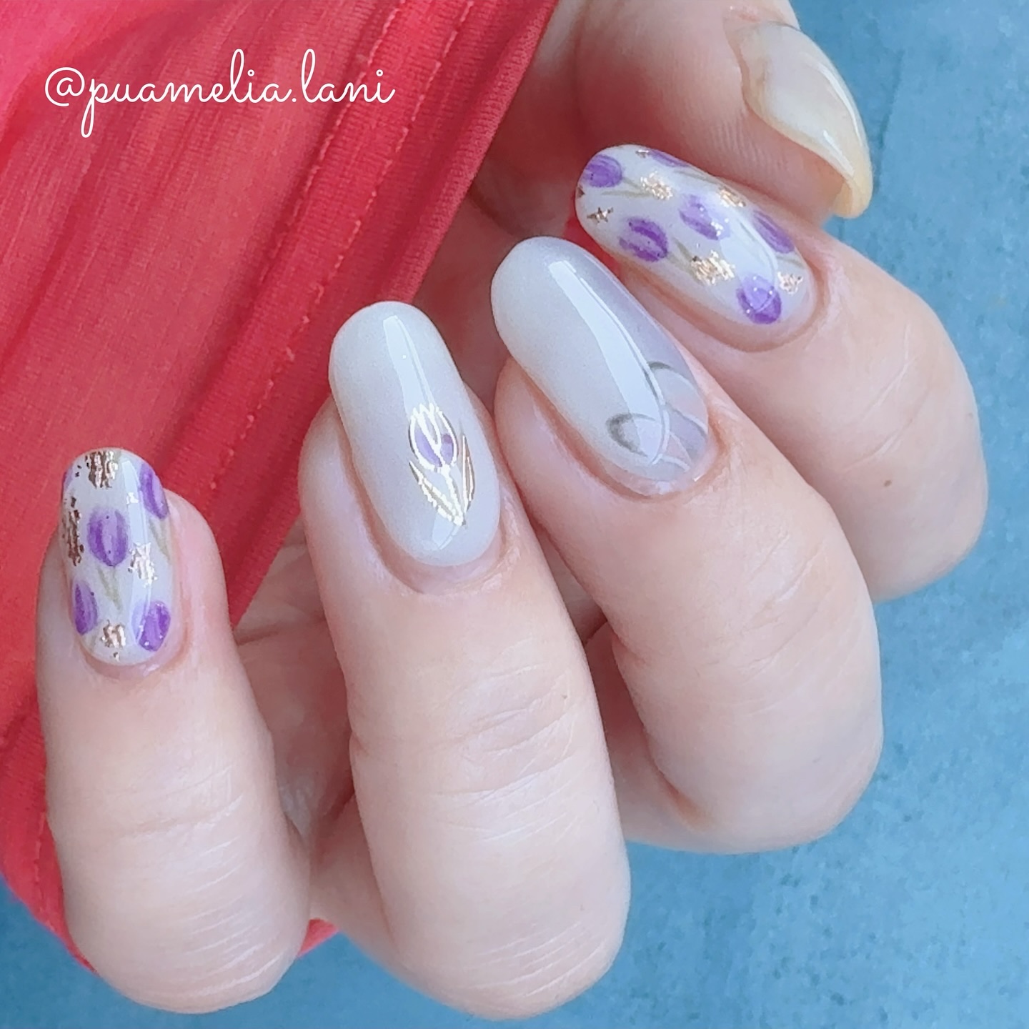 セミキュアジェルネイル（ハンド） N Zootopia Bloom/ohora/ネイルシールを使ったクチコミ（2枚目）