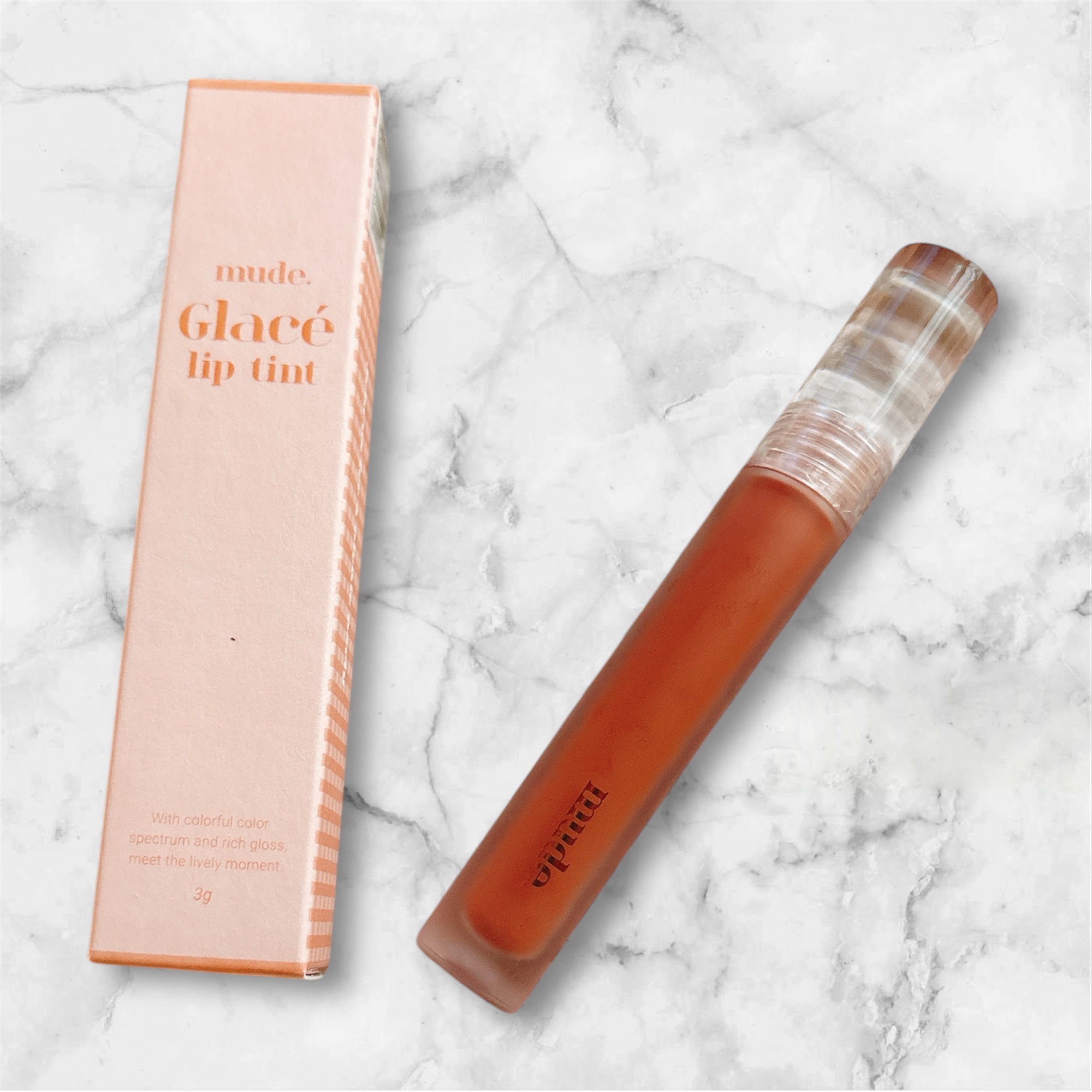 グラッセリップティント/mude/リップティントを使ったクチコミ（2枚目）