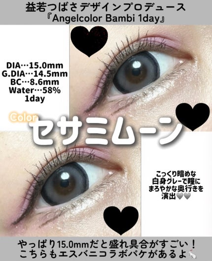 Angelcolor Bambi Series 1day /AngelColor/ワンデー(1DAY)カラコンを使ったクチコミ(2枚目)