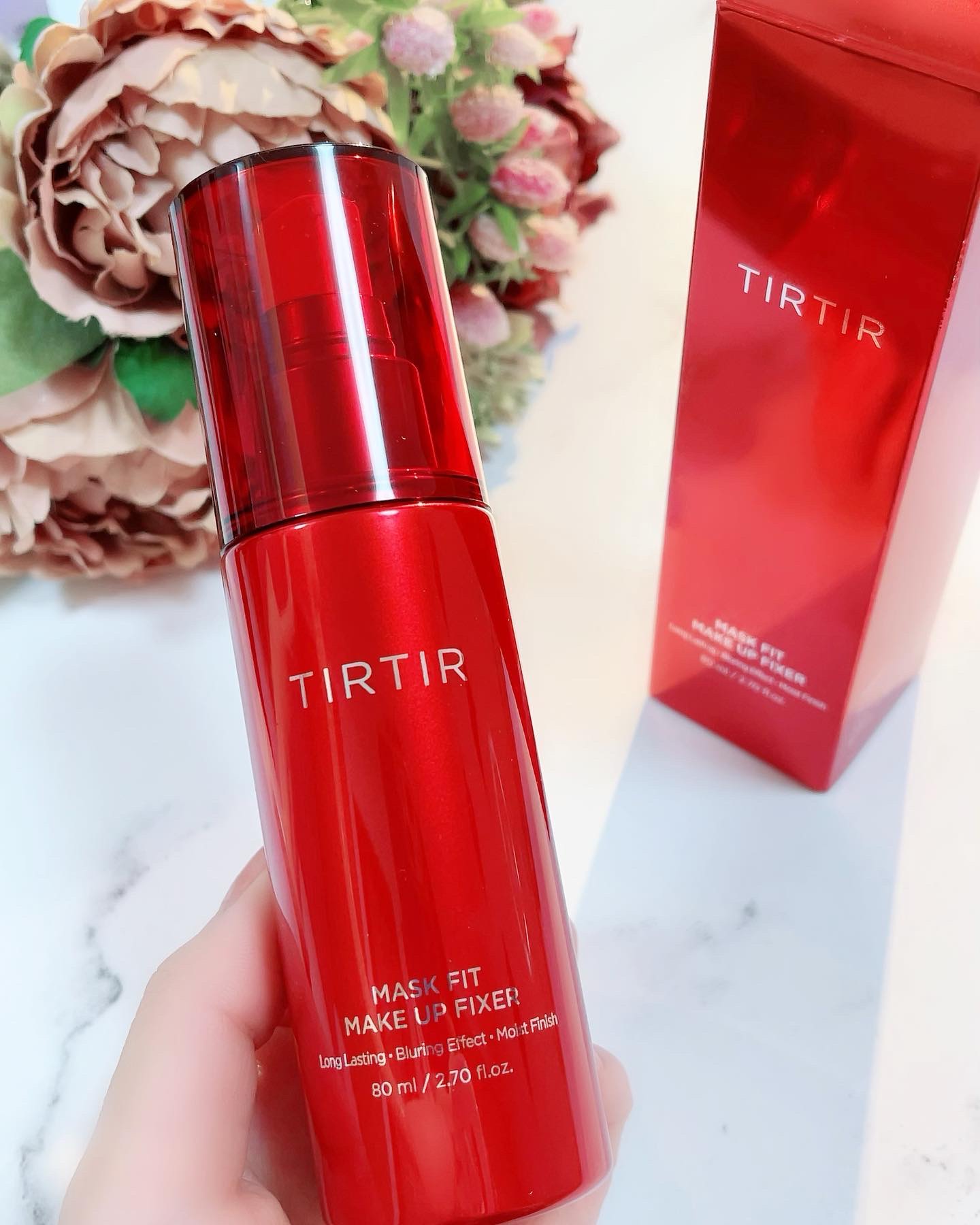 マスクフィット メイクアップフィクサー/TIRTIR(ティルティル)/フィックスミストを使ったクチコミ（1枚目）