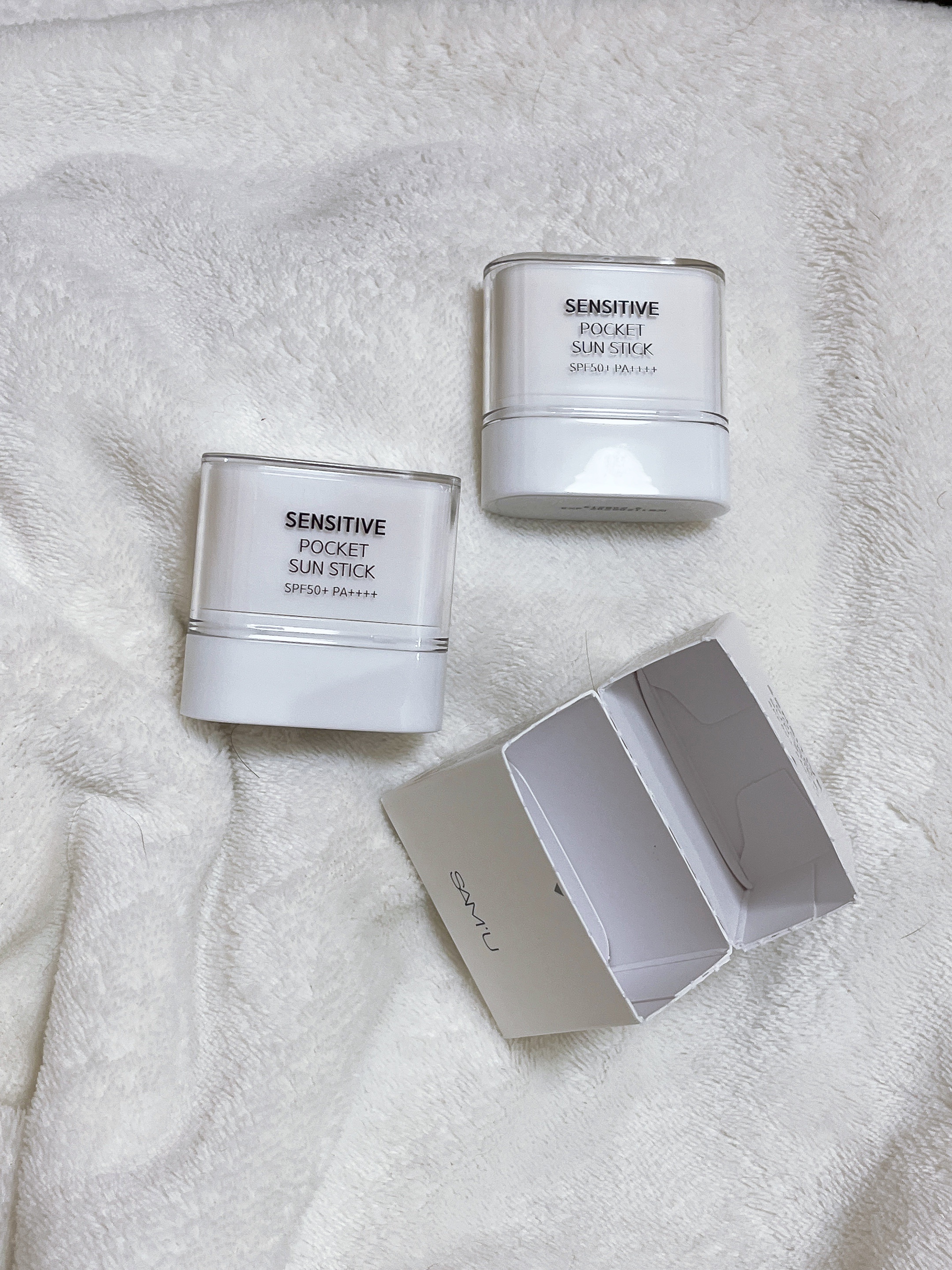 センシティブポケットサンスティック/SAM'U/日焼け止めスティックを使ったクチコミ（2枚目）