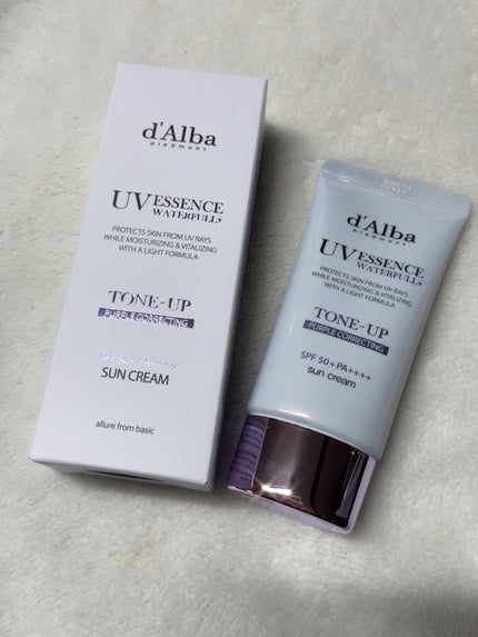 ダルバ ウォータフル トーンアップ サンクリーム(パープル)/ダルバ/日焼け止めクリームを使ったクチコミ(1枚目)