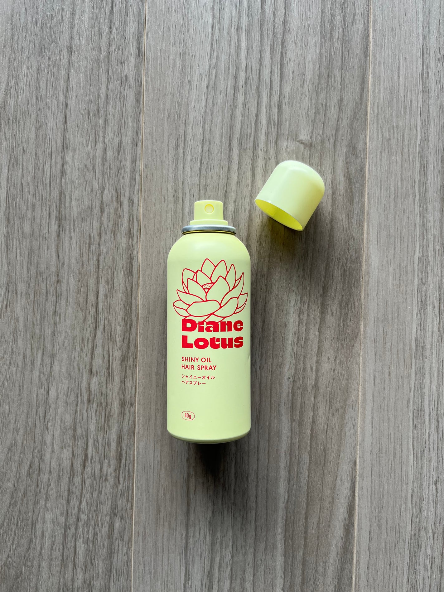 ロータス シャイニーオイル ヘアスプレー ピーチ&ホワイトティーの香り/ダイアン/ヘアスプレーを使ったクチコミ(1枚目)