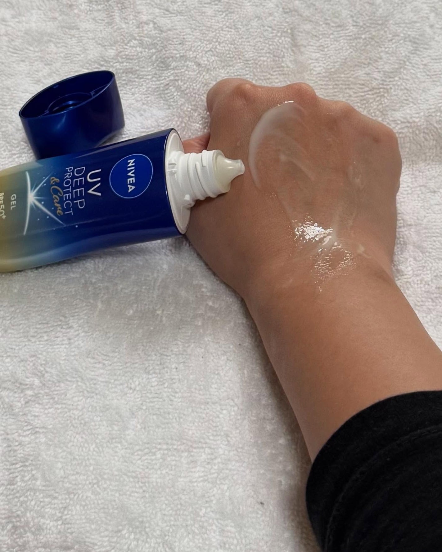 ニベアUV ディープ プロテクト&ケア ジェル/ニベア/日焼け止めジェルを使ったクチコミ(8枚目)