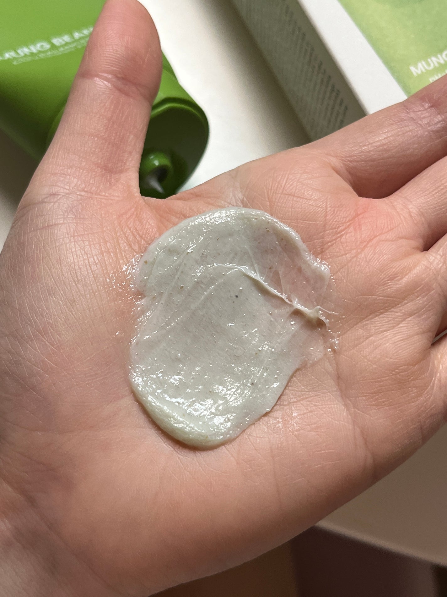 緑豆弱酸性洗顔フォーム/beplain/洗顔フォームを使ったクチコミ(3枚目)