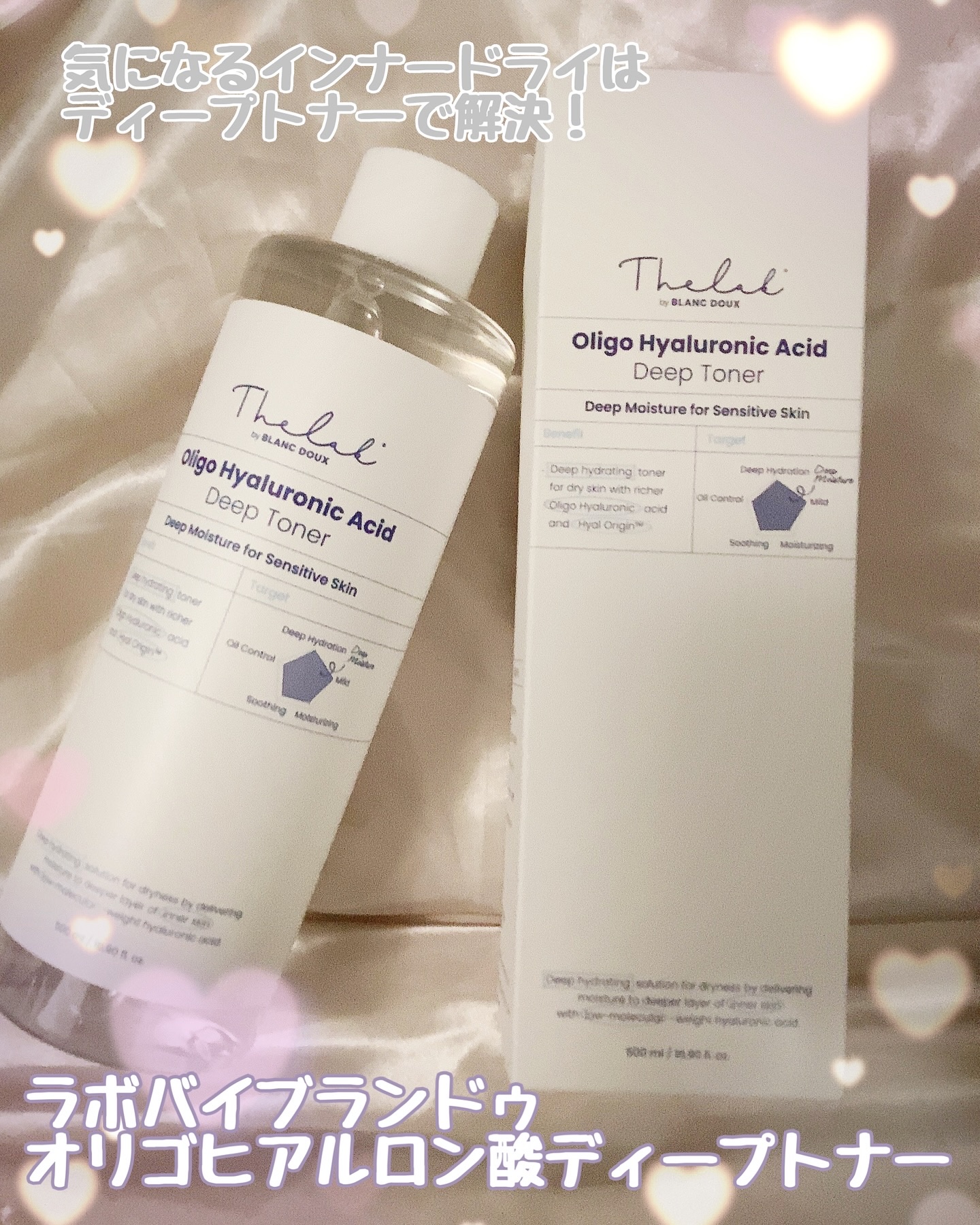オリゴヒアルロン酸 5000 トナー/THE LAB by blanc doux(ザラボバイブランドゥ)/化粧水を使ったクチコミ（1枚目）