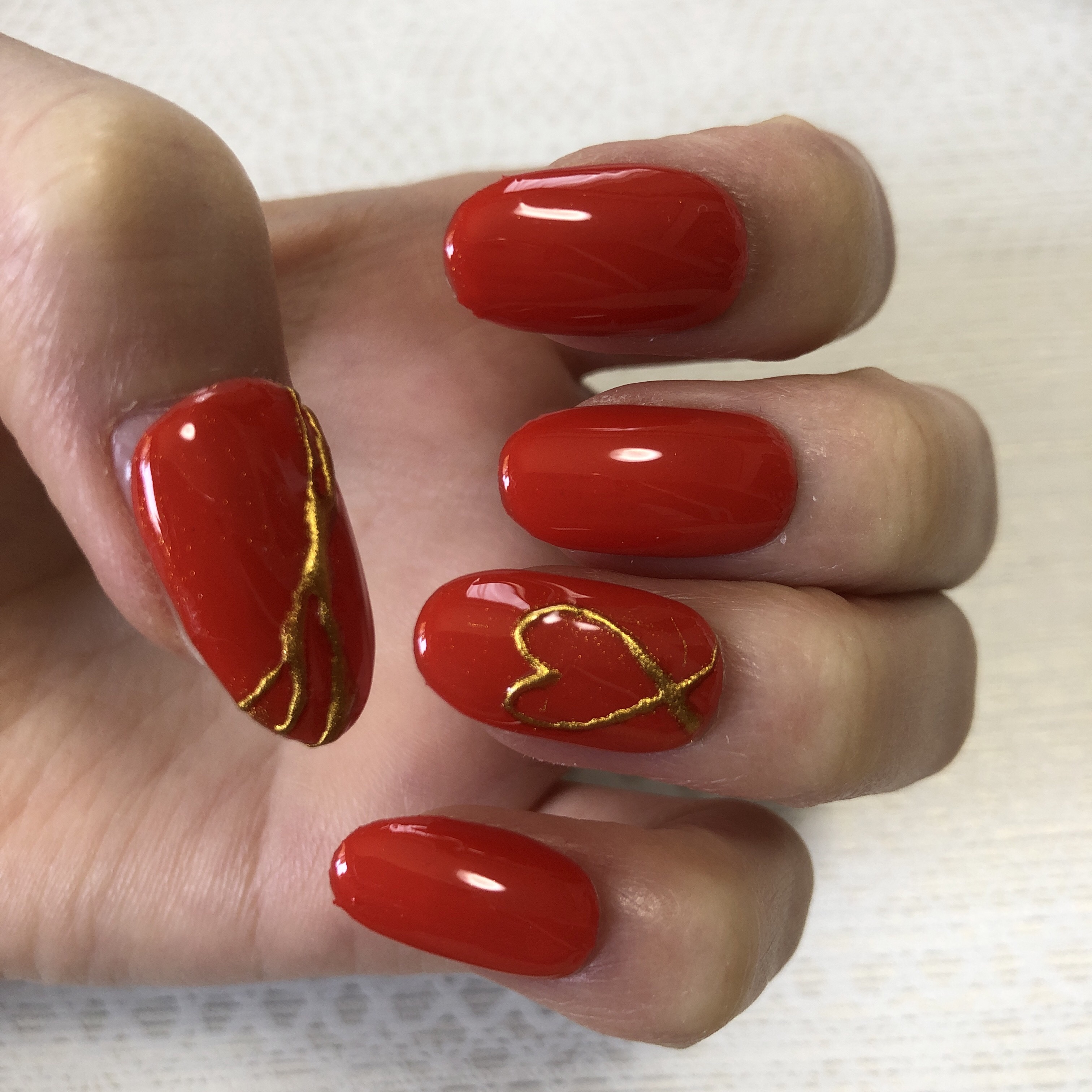 ジェルネイル（ライト対応）/セリア/ジェルネイルを使ったクチコミ（2枚目）