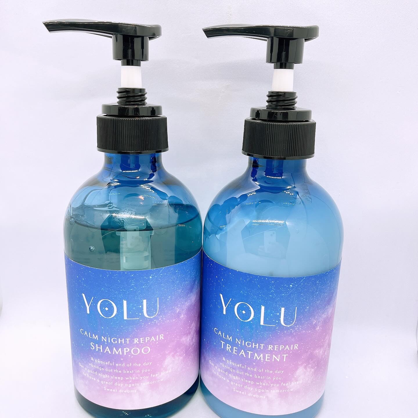 カームナイトリペアシャンプー／トリートメント/YOLU/シャンプー・コンディショナーを使ったクチコミ（1枚目）