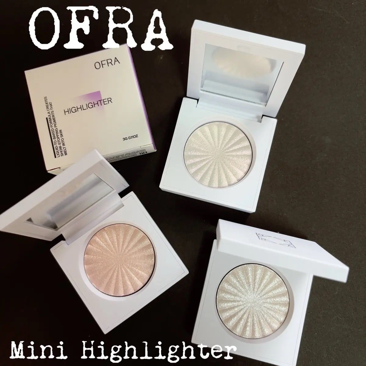 OFRA mini Highlighter/Ofra Cosmetics/パウダーハイライトを使ったクチコミ(1枚目)