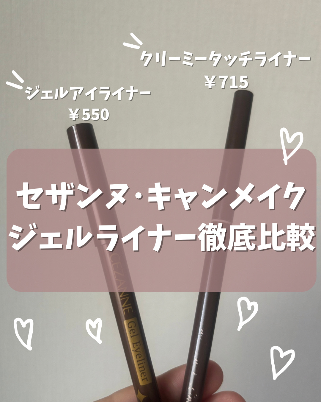 ジェルアイライナー/CEZANNE/ジェルアイライナーを使ったクチコミ（1枚目）