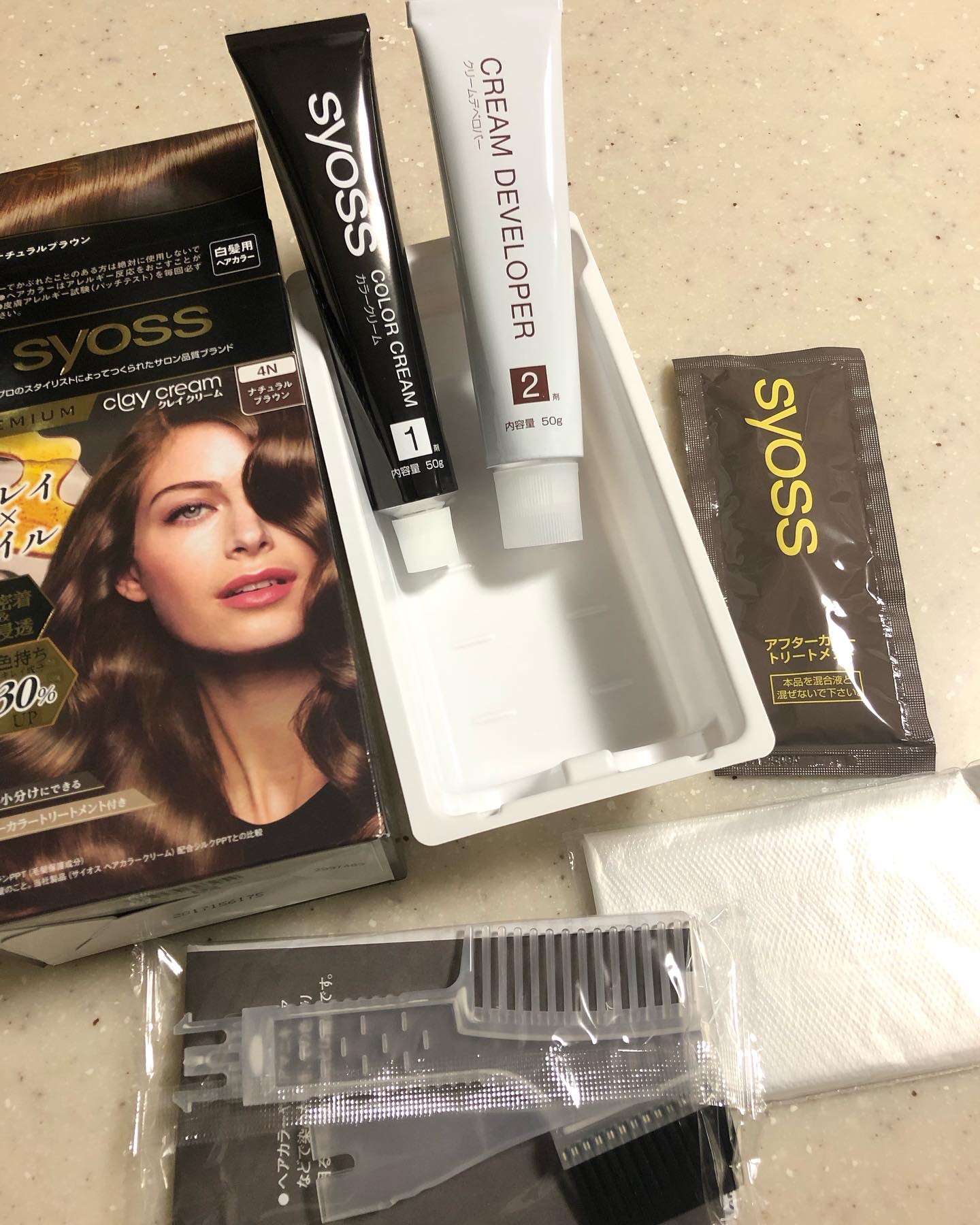 クレイクリーム/サイオス/ヘアカラーを使ったクチコミ（2枚目）
