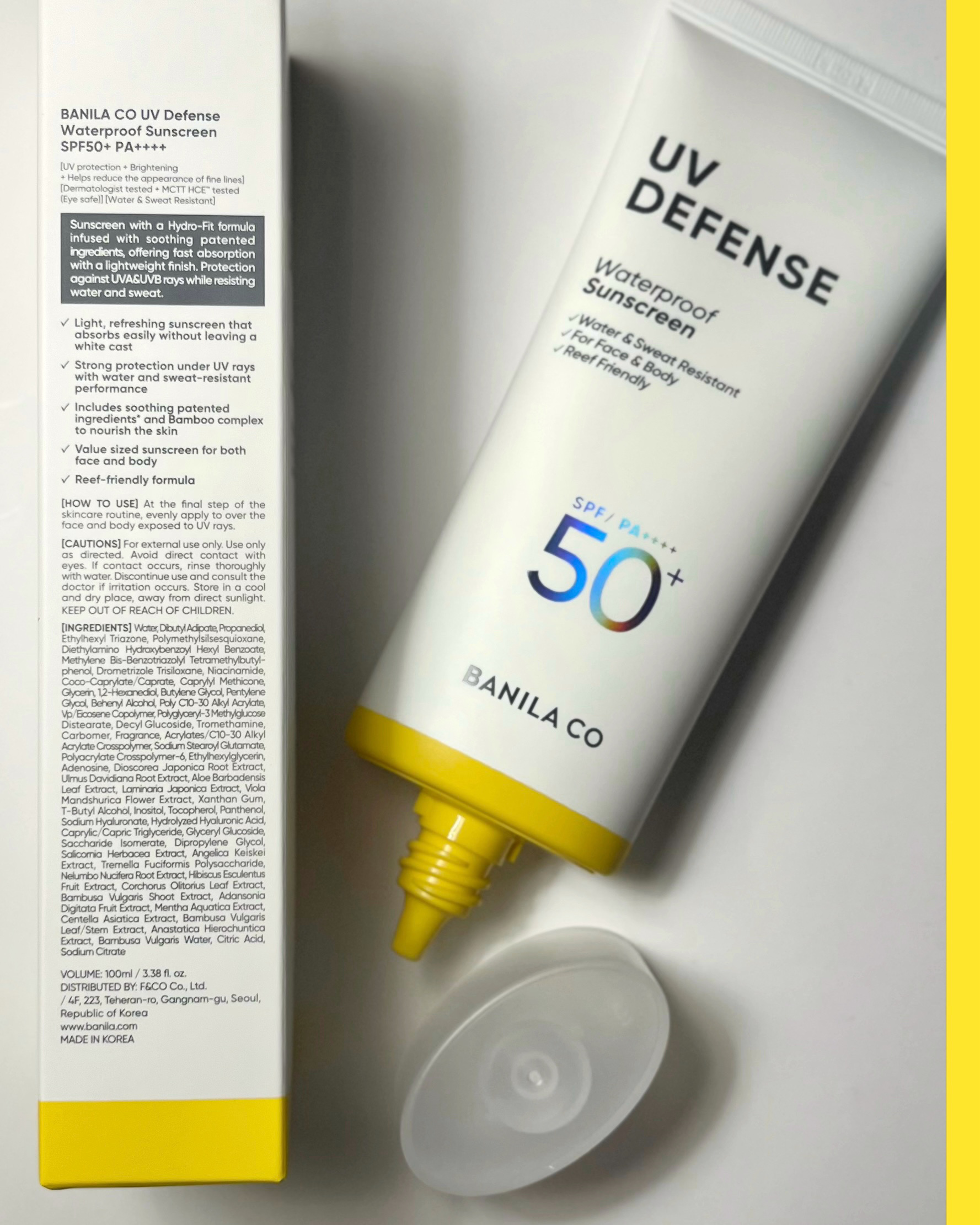 UVディフェンスウォータープルーフ日焼け止め/BANILA CO/日焼け止めローションを使ったクチコミ（3枚目）