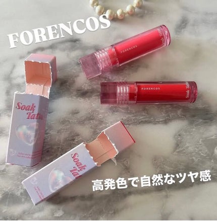 Soak Tattoo Tint/フォレンコス/リップグロスを使ったクチコミ(1枚目)