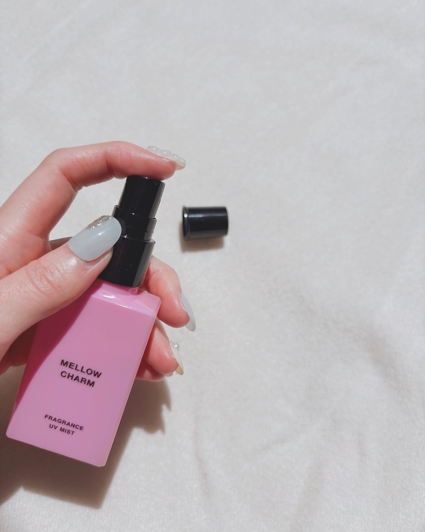 メロウチャーム フレグランスUVミスト ラッキーピンクフラワー/MELLOW CHARM/香水(その他)を使ったクチコミ(1枚目)