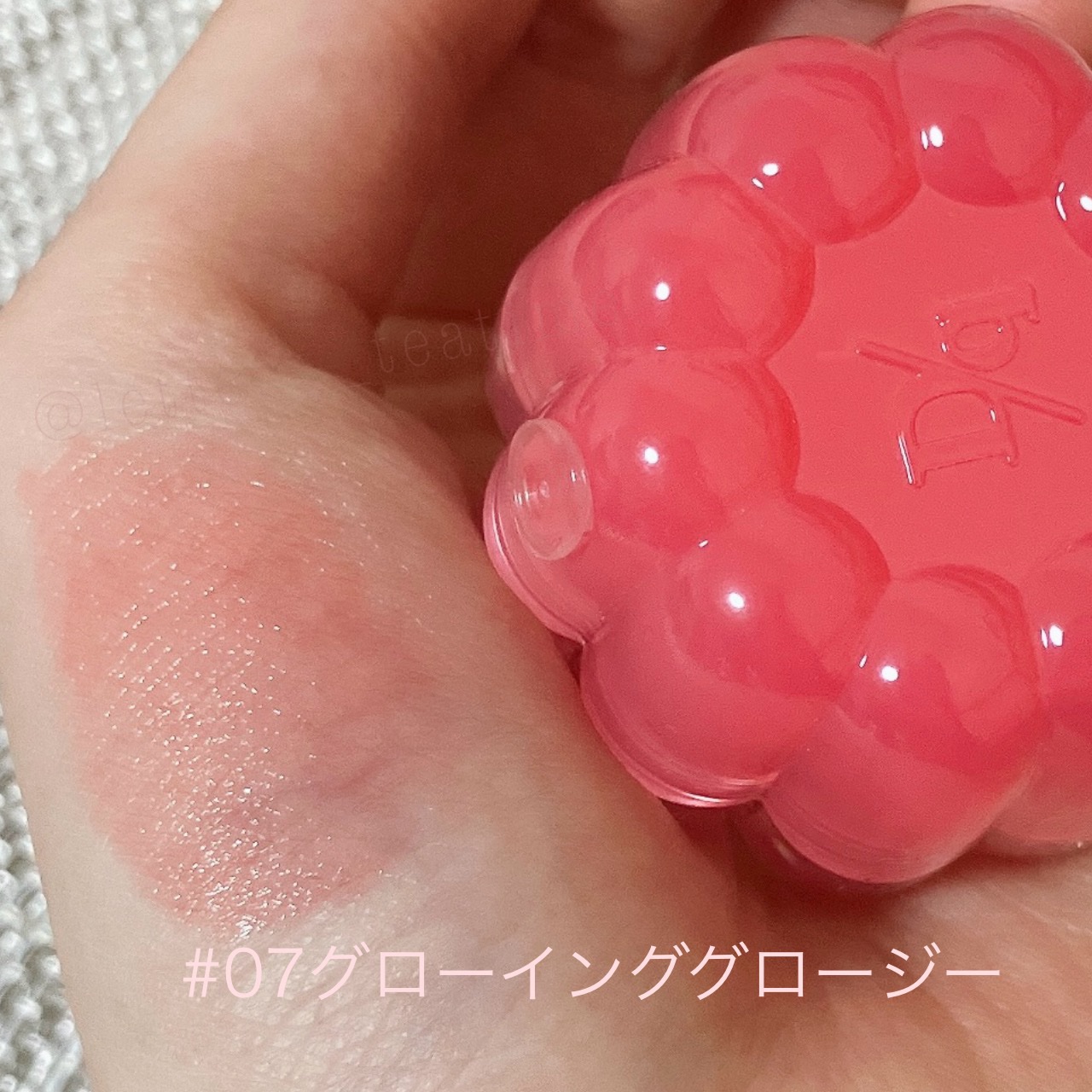 チューインググロウポット/dasique/口紅を使ったクチコミ（3枚目）