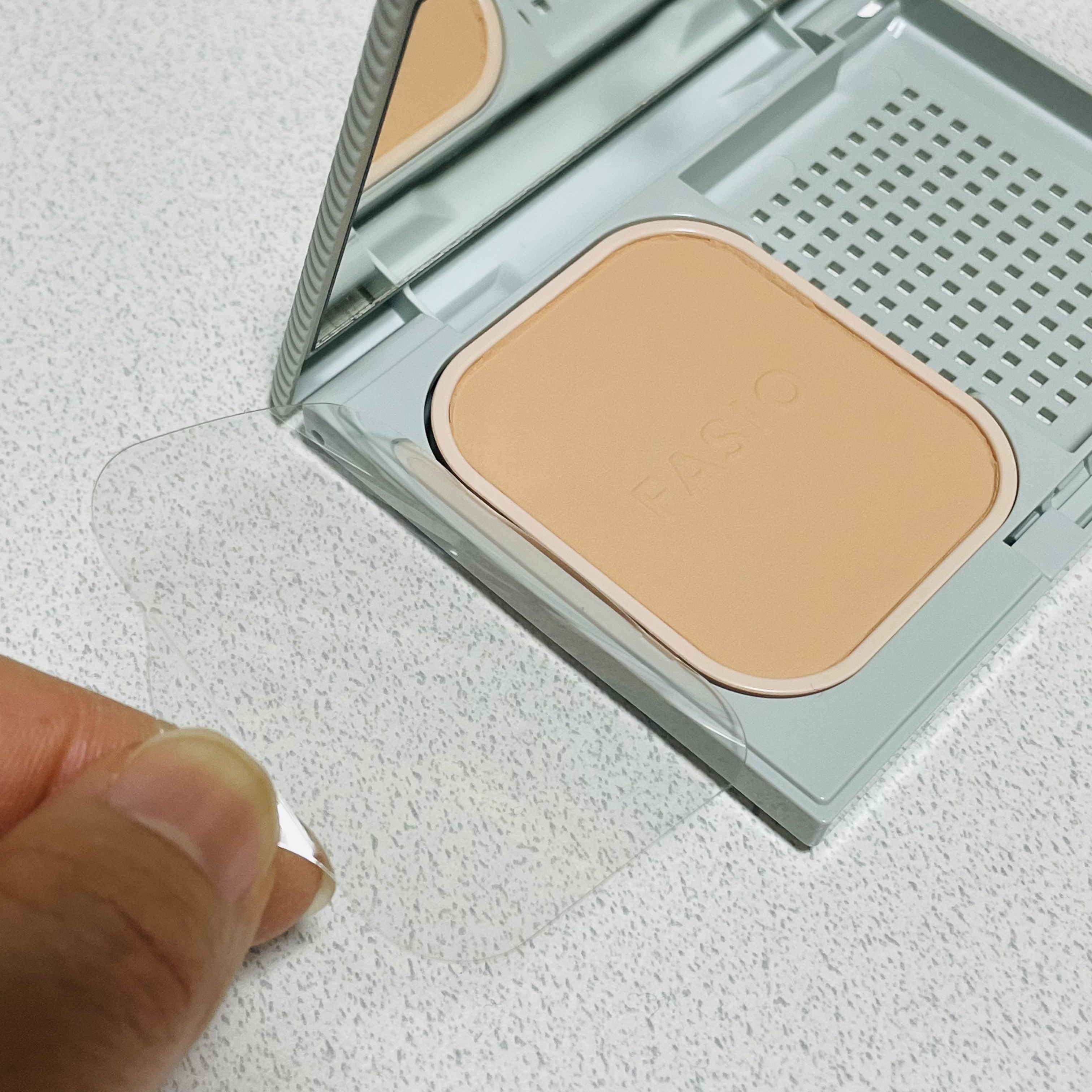 ヒトヌリカバー 耐久ファンデーション/FASIO/パウダーファンデーションを使ったクチコミ（3枚目）