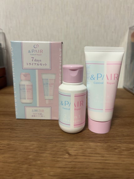 アンドペア コントロール リペア 2in1 シャンプー&ヘアトリートメント/&PAIR/市販シャンプーを使ったクチコミ(1枚目)
