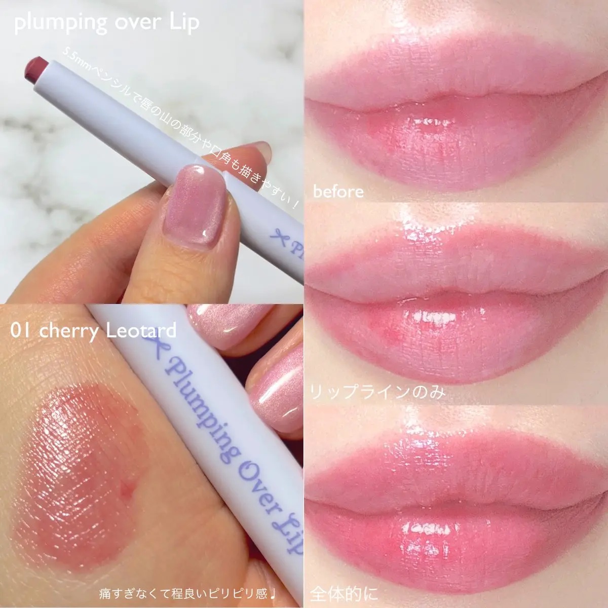 プランピングオーバーリップ/パルガントン/リッププランパーを使ったクチコミ（2枚目）
