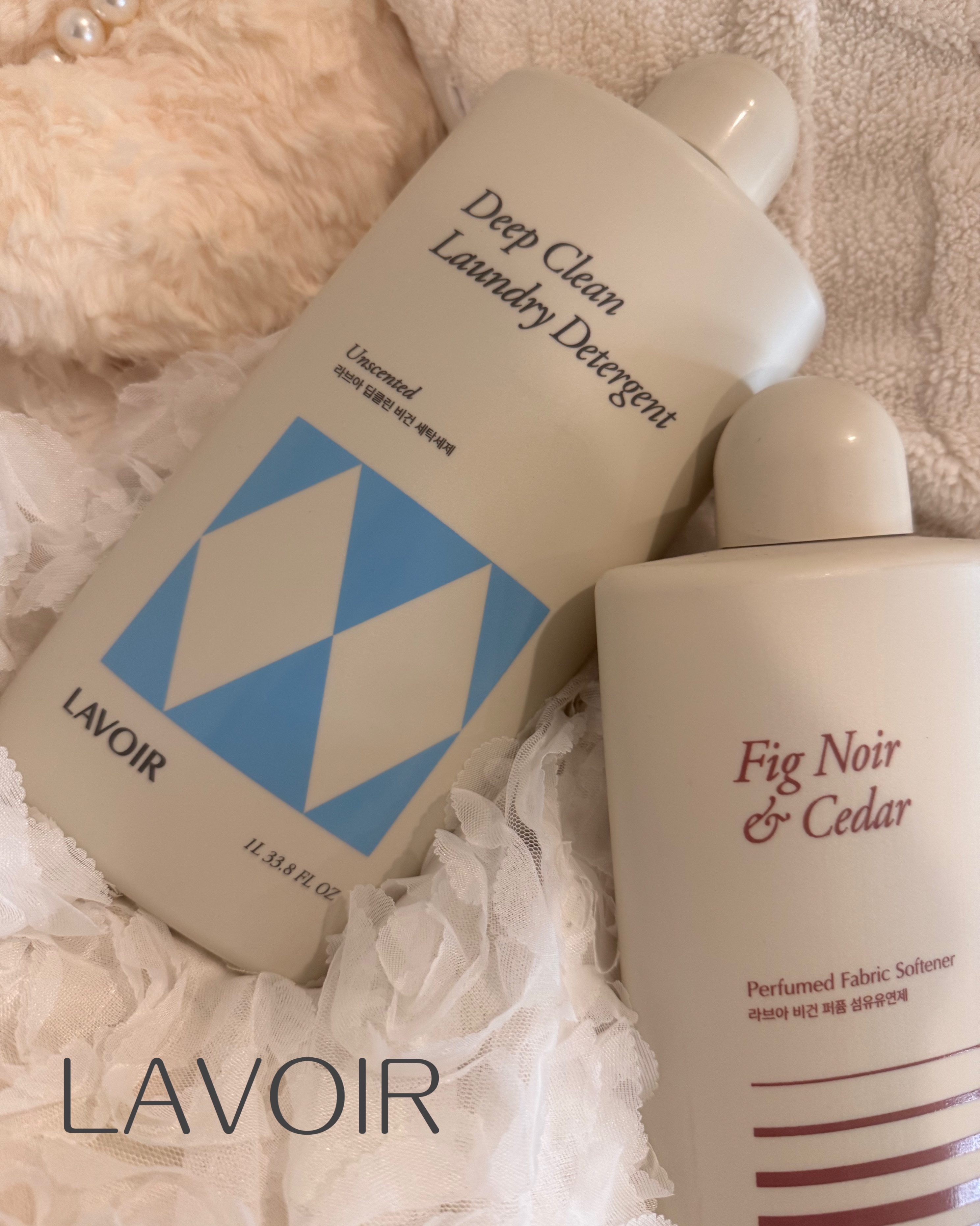 パフュームヴィーガン柔軟剤 ホワイトムスク＆アンバー/LAVOIR/柔軟剤を使ったクチコミ（1枚目）