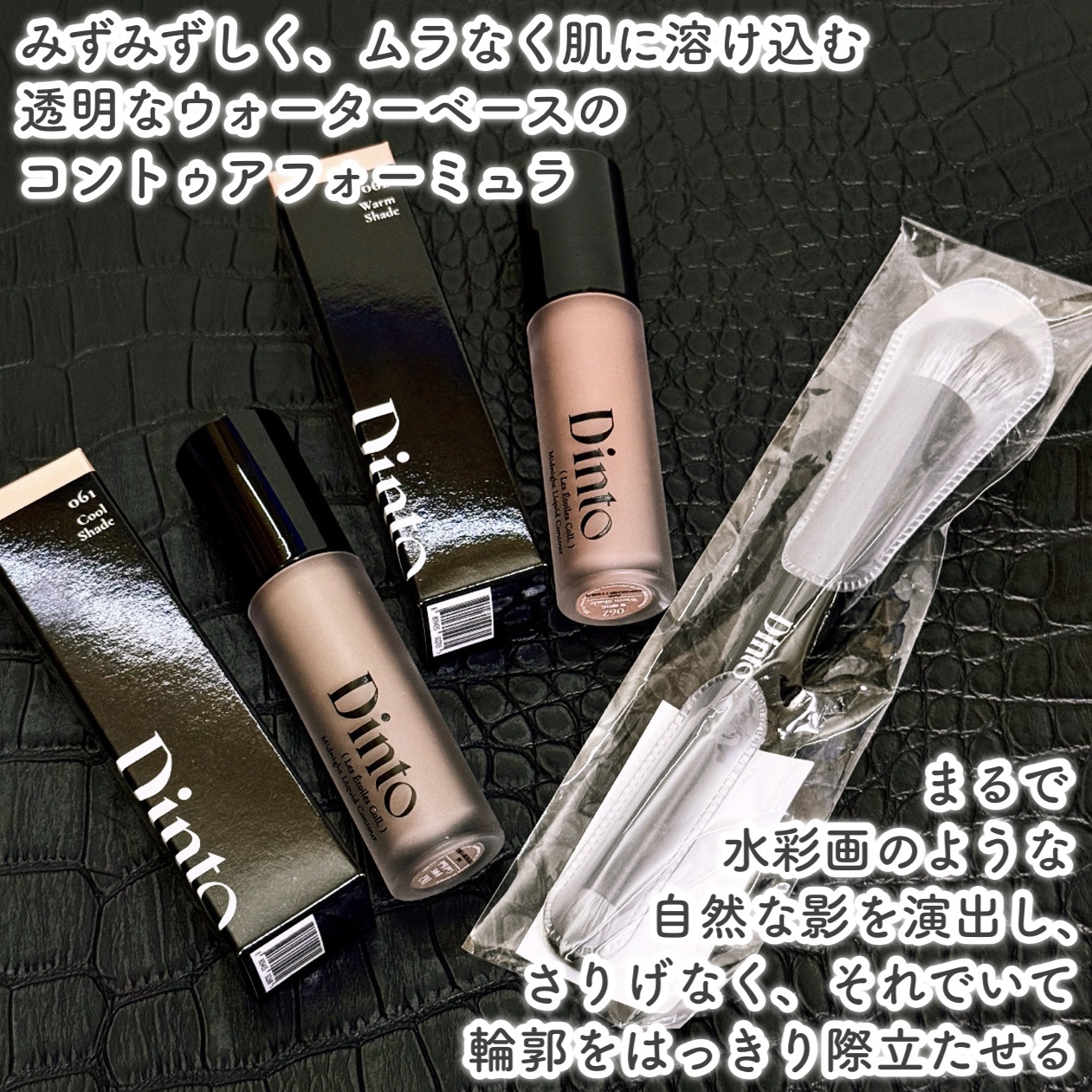 レ・ゼトワール ミッドナイト リキッド コントゥア/Dinto/シェーディングを使ったクチコミ（2枚目）