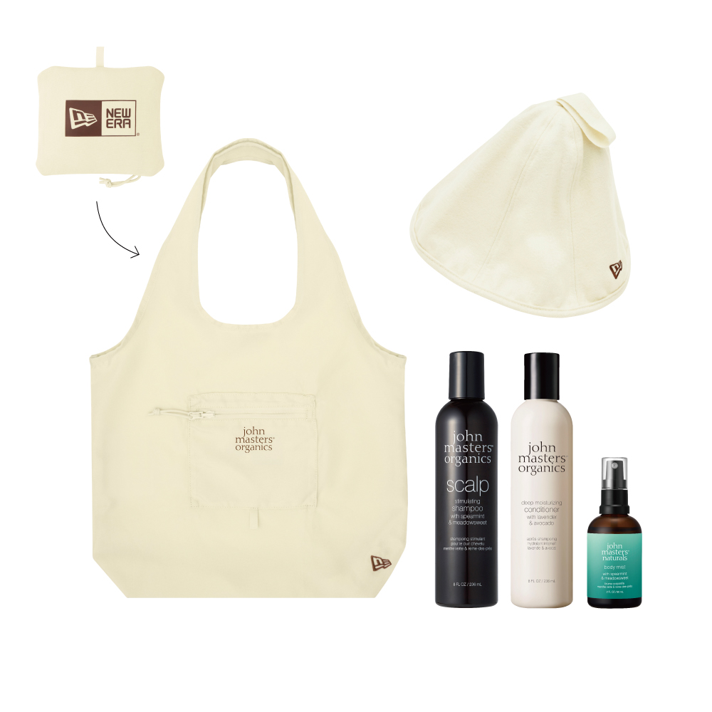 john masters organics john masters organics × NEW ERA® Sauna Hat & Eco Tote Bag / saunner set