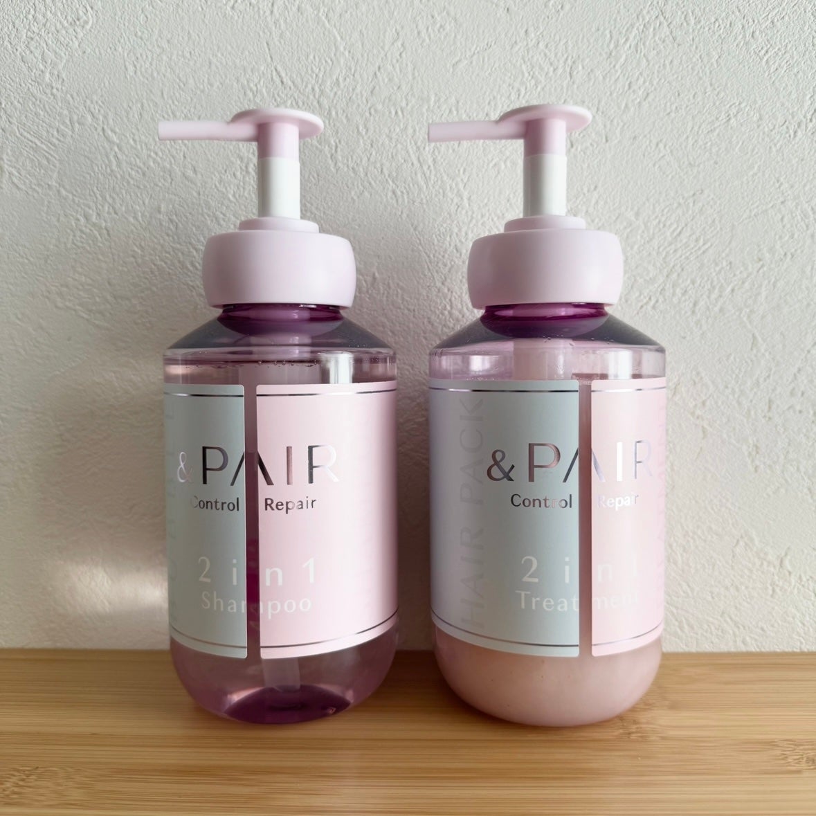 アンドペア コントロール リペア 2in1 シャンプー&ヘアトリートメント/&PAIR/市販シャンプーを使ったクチコミ(1枚目)