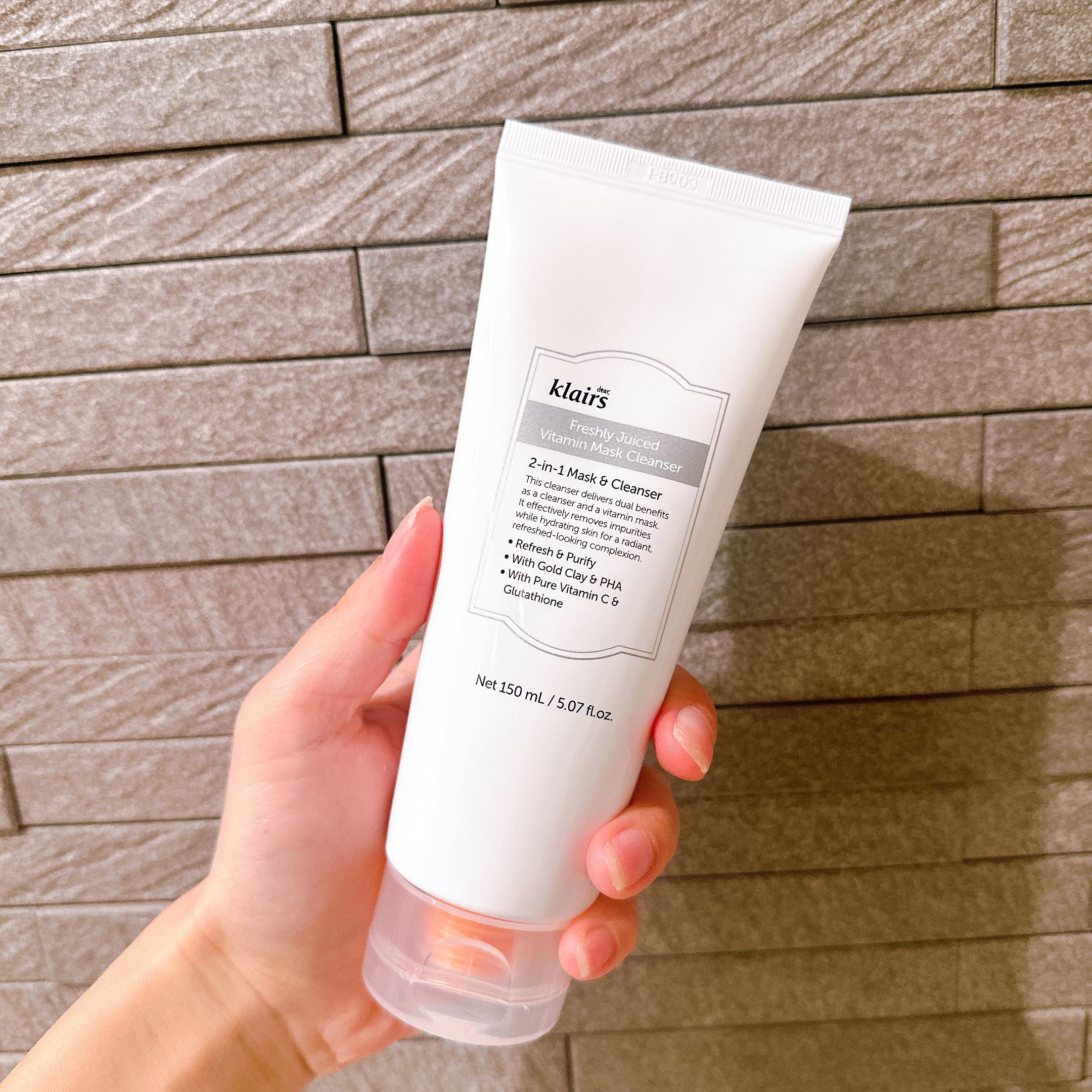 ヒアルビタグルパッククレンザー/Klairs/洗顔フォームを使ったクチコミ（3枚目）