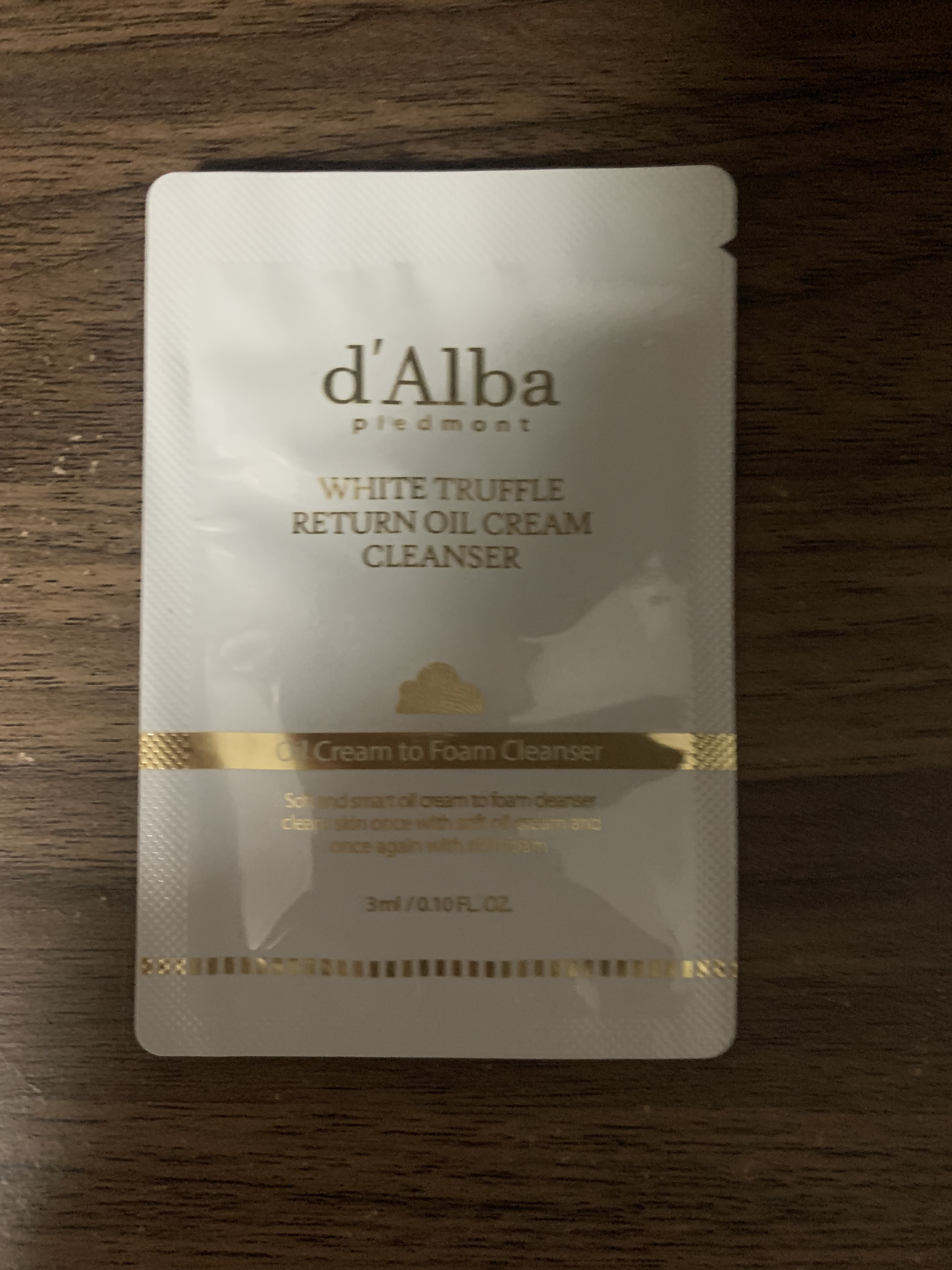 ホワイトトリュフリターンオイルクリームクレンザー/ダルバ/クレンジングを使ったクチコミ（1枚目）