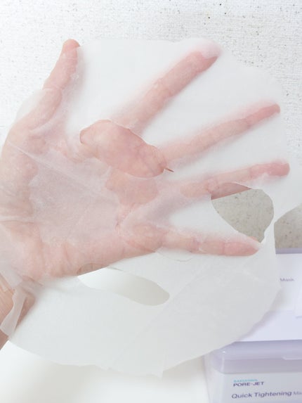 ドクタージー バクチオールポアジェット クイックタイトニングマスク/Dr.G/シートマスク・パックを使ったクチコミ(4枚目)