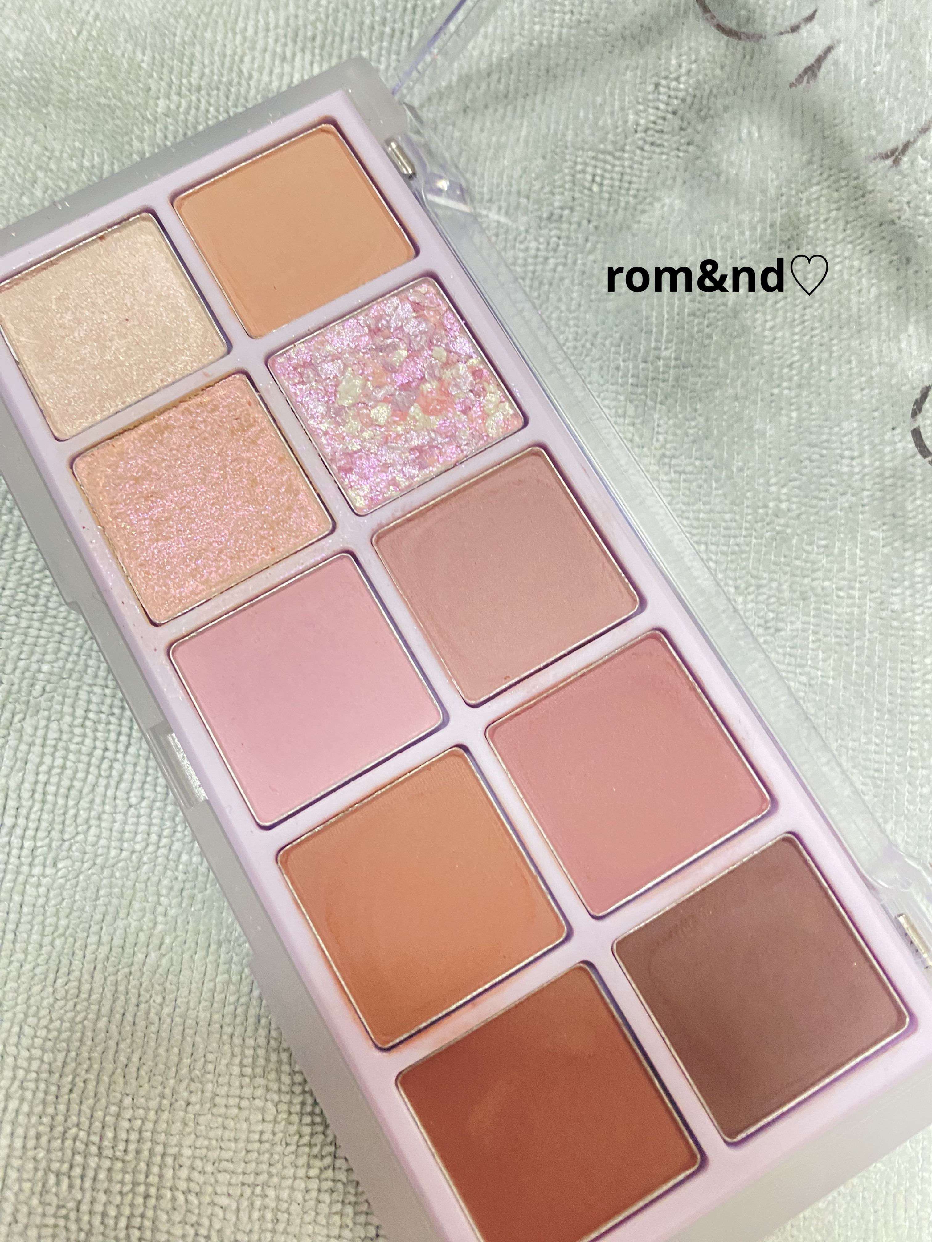 ベターザンパレット/rom&nd/アイシャドウパレットを使ったクチコミ（1枚目）