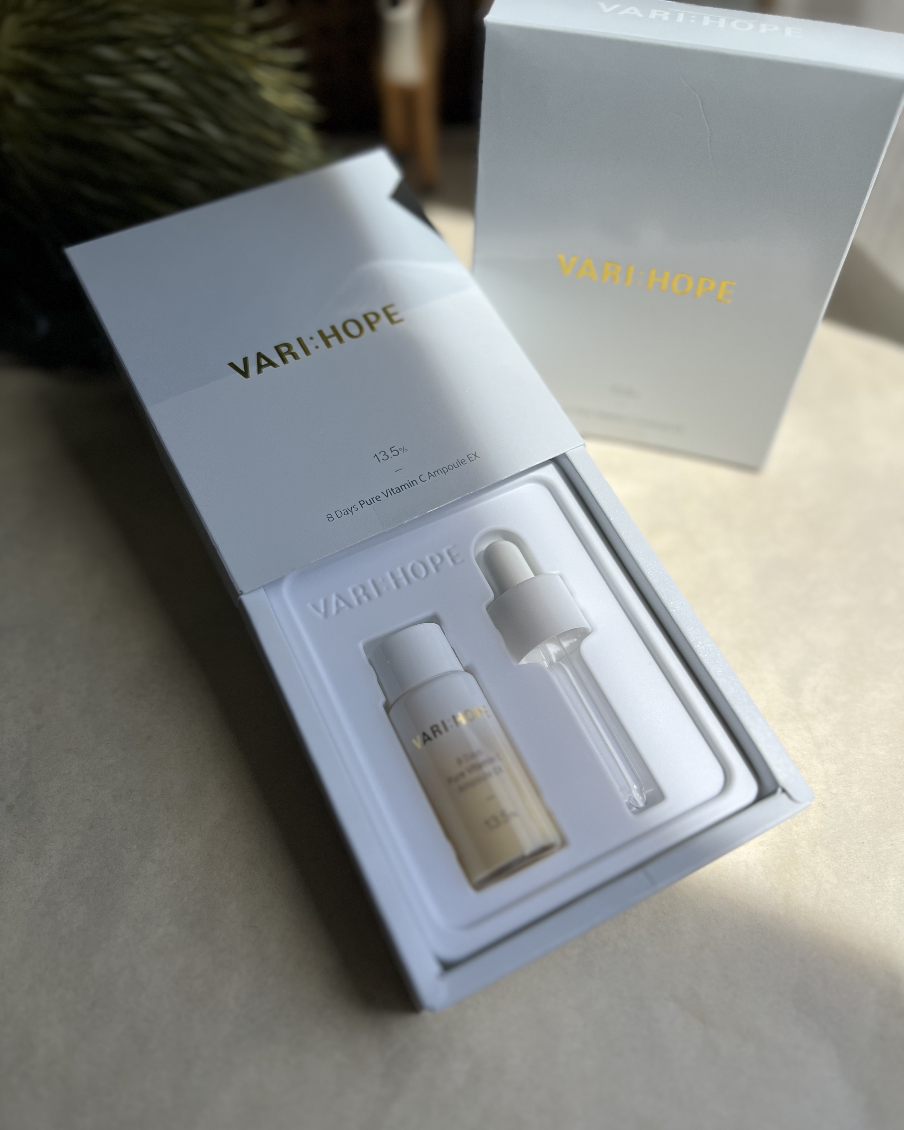 ８デイズピュアビタミンCアンプル/VARI:HOPE/美容液を使ったクチコミ（3枚目）