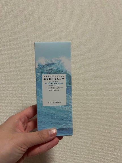 ヒアルーシカ ウォーターフィット サンセラム/SKIN1004/日焼け止めローションを使ったクチコミ(1枚目)