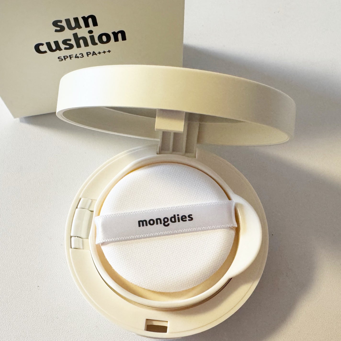 日焼け止めクッション SPF 43 PA+++/モンディエス/日焼け止めローションを使ったクチコミ(2枚目)