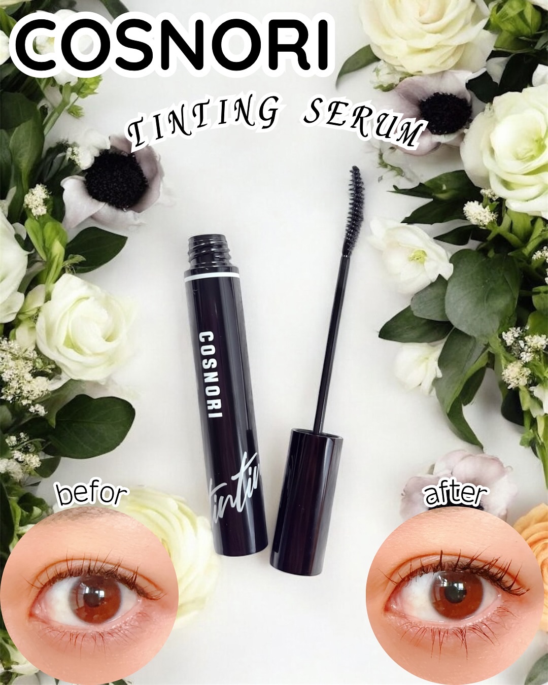 ロングアクティブアイラッシュセラム/COSNORI/まつげ美容液を使ったクチコミ（3枚目）