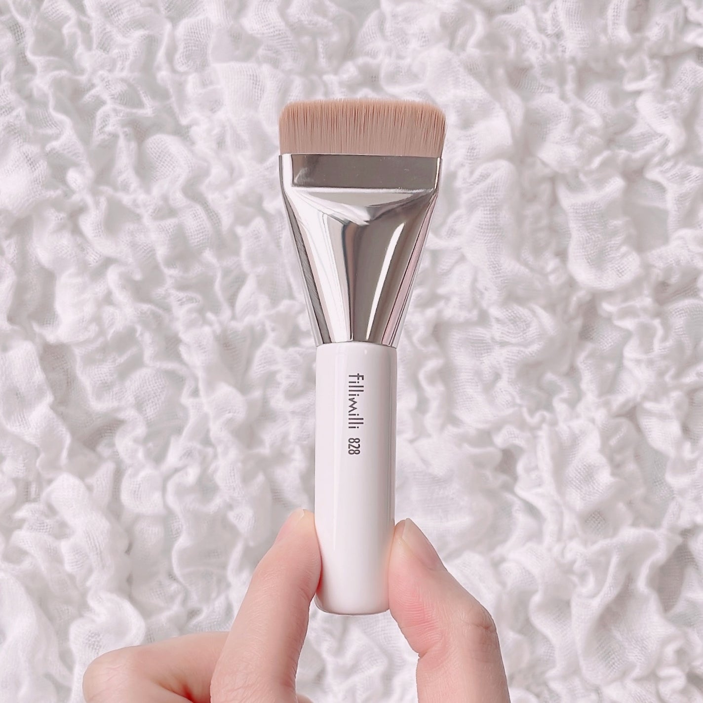 ミニスパチュラブラシ 828/fillimilli/メイクブラシを使ったクチコミ(7枚目)