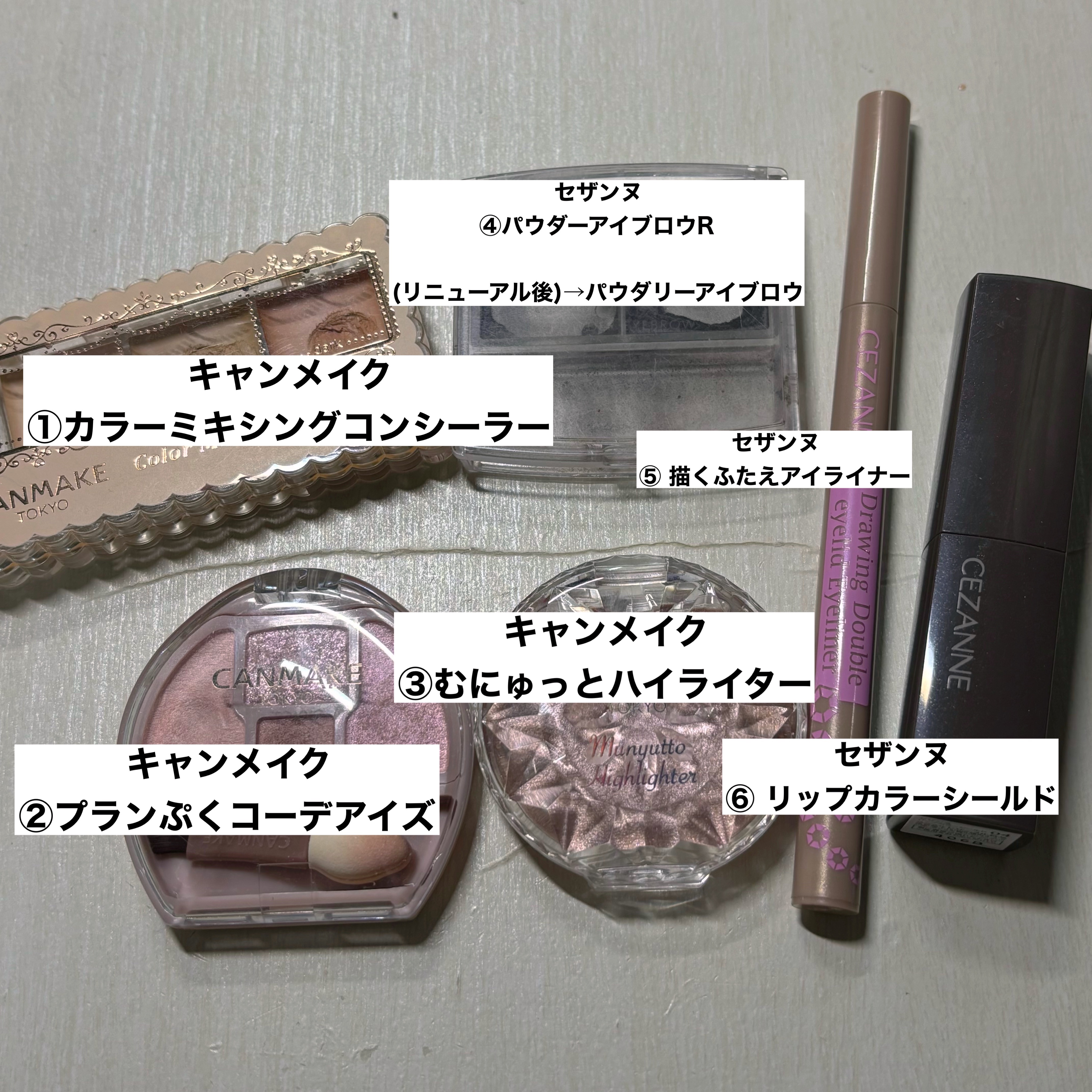 パウダーアイブロウR/CEZANNE/パウダーアイブロウを使ったクチコミ（2枚目）