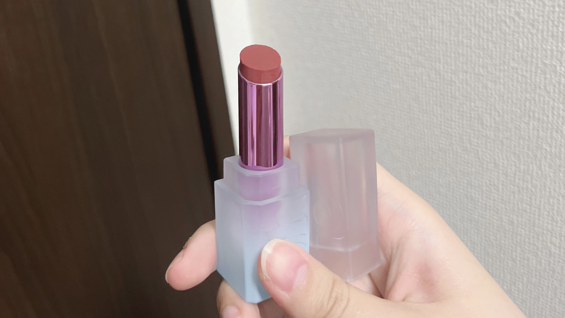 ほろよいグラスリップ/Uhue/口紅を使ったクチコミ（2枚目）