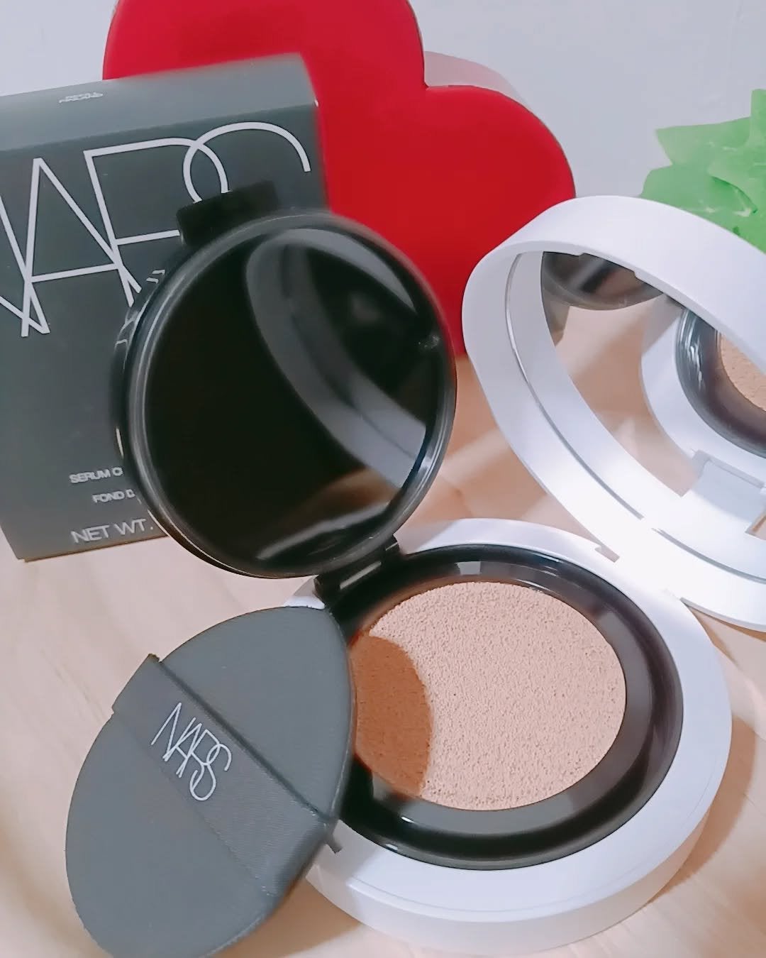 NARS ライトリフレクティング セラムクッション ファンデーション/NARS/クッションファンデーションを使ったクチコミ(2枚目)