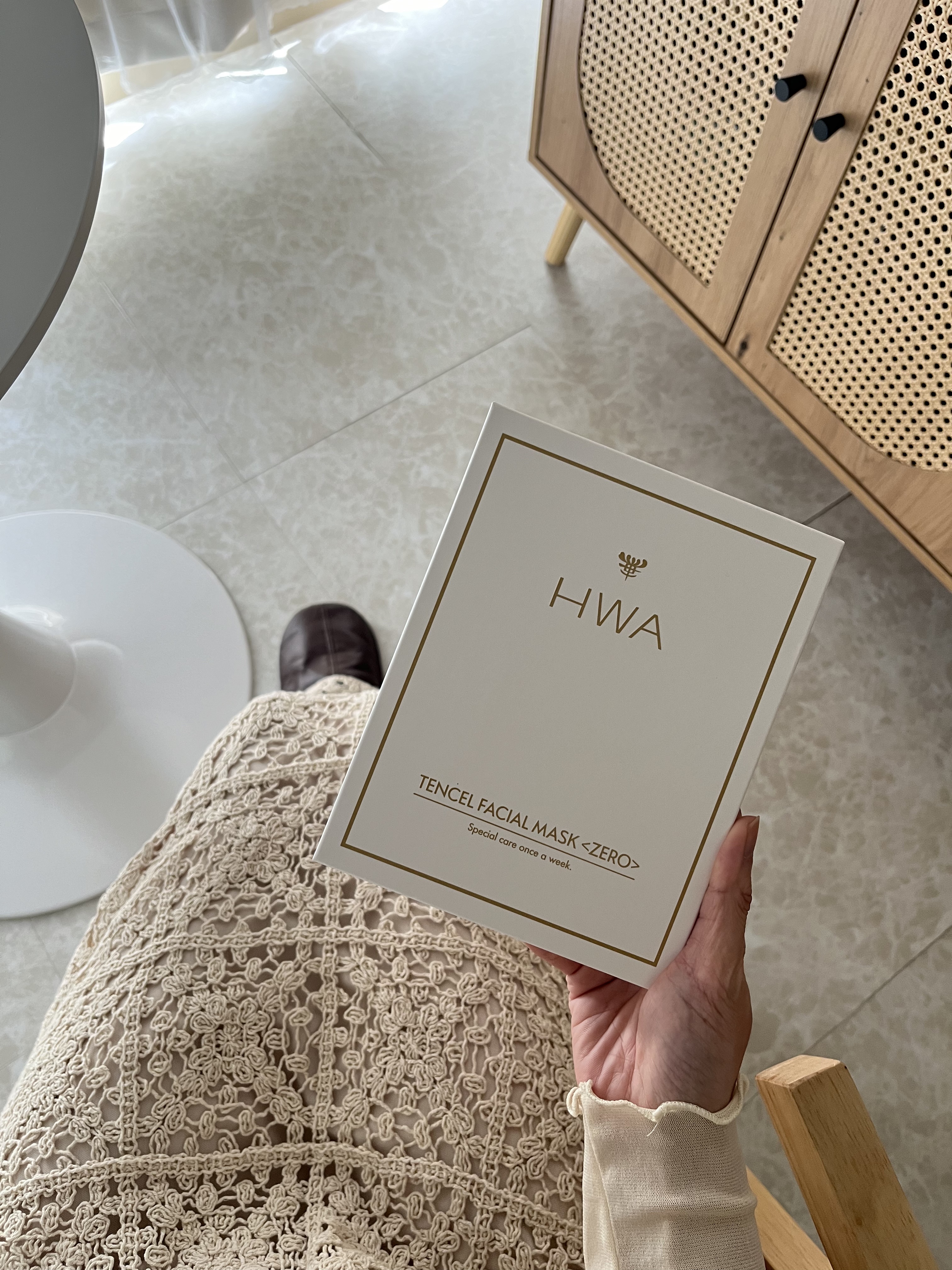 テンセルフェイシャルマスクZERO/HWA/シートマスク・パックを使ったクチコミ（1枚目）