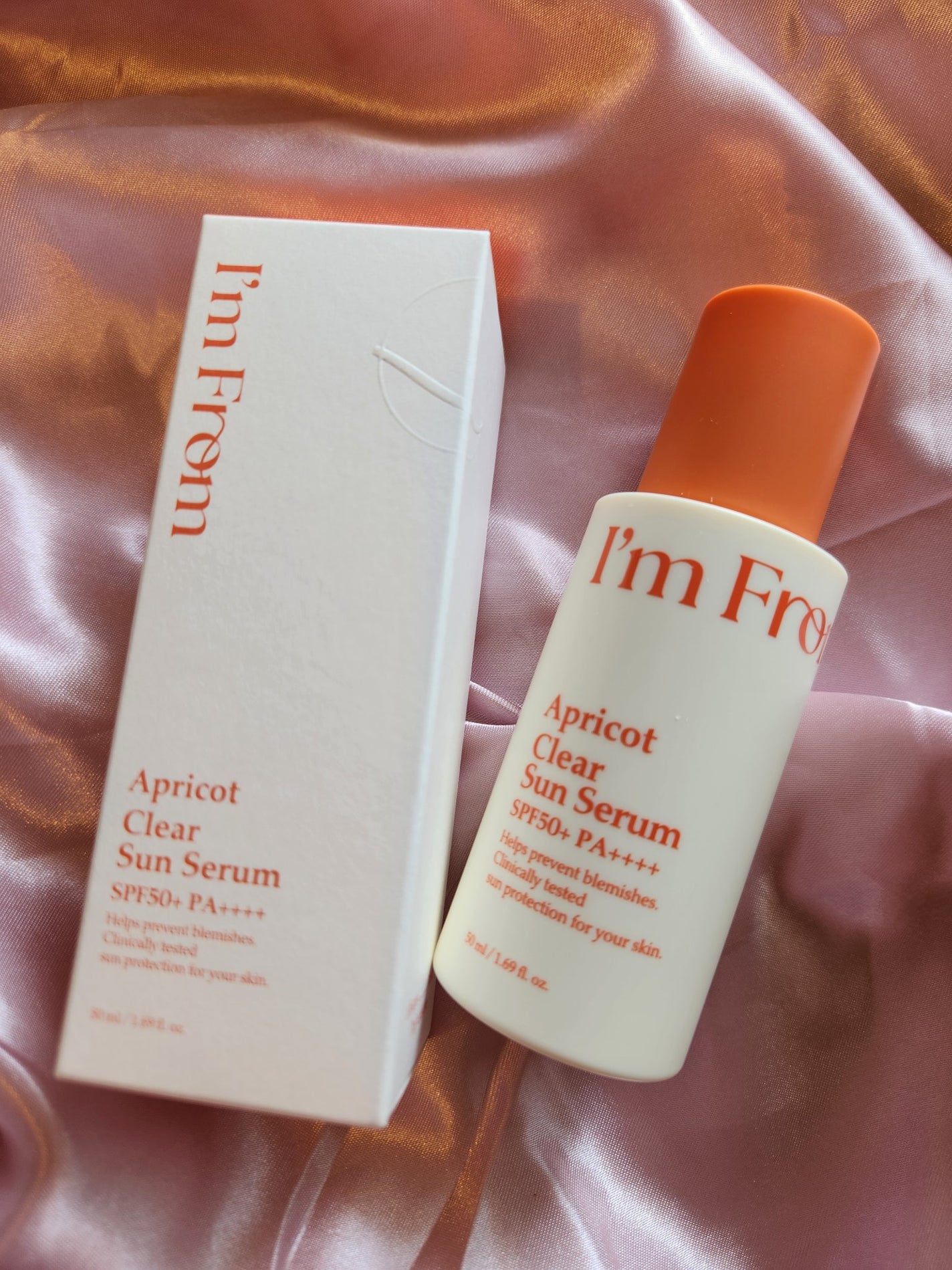 アプリコットクリアサンセラム/I'm from/日焼け止めローションを使ったクチコミ(1枚目)