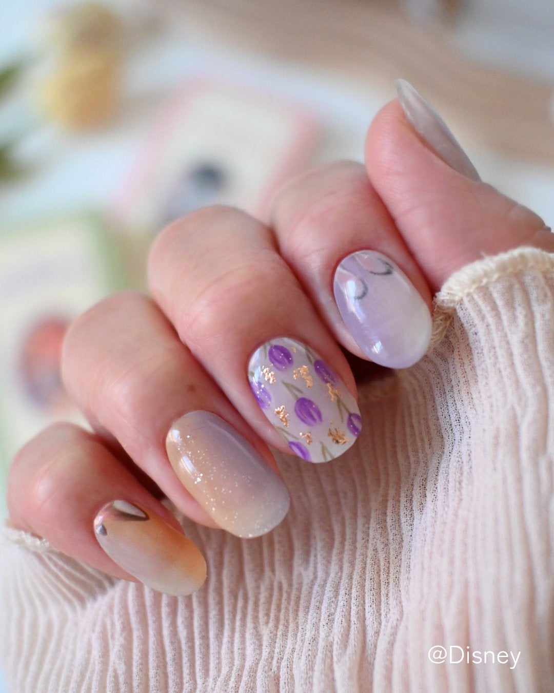 セミキュアジェルネイル(ハンド)/ohora/ネイルシールを使ったクチコミ(2枚目)