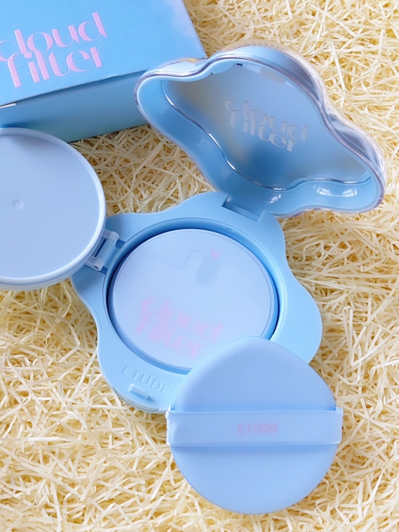 クラウドフィルタークッション/ETUDE/クッションファンデーションを使ったクチコミ（3枚目）