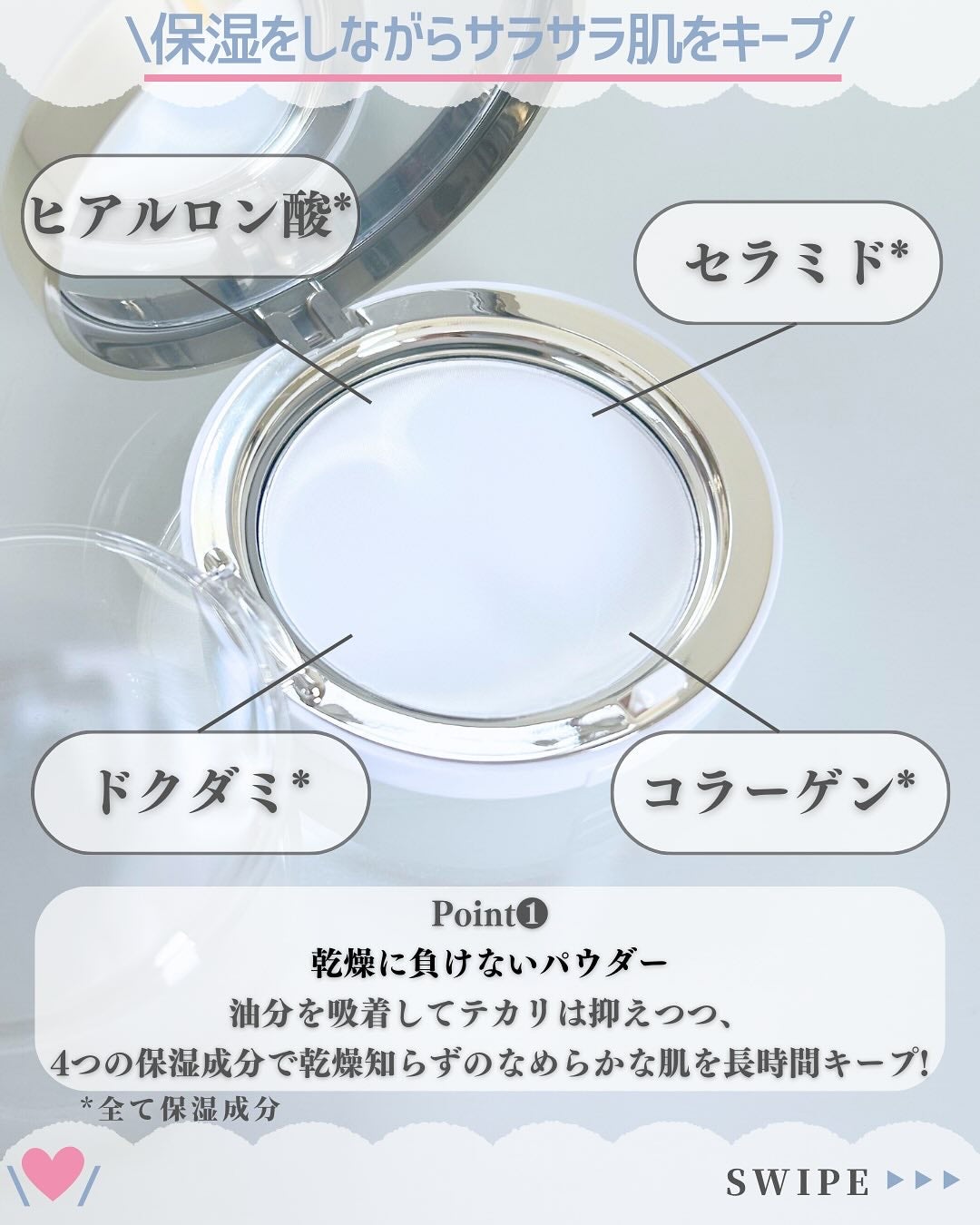 ハイドラセッティングパウダー/byLieto/プレストパウダーを使ったクチコミ(3枚目)