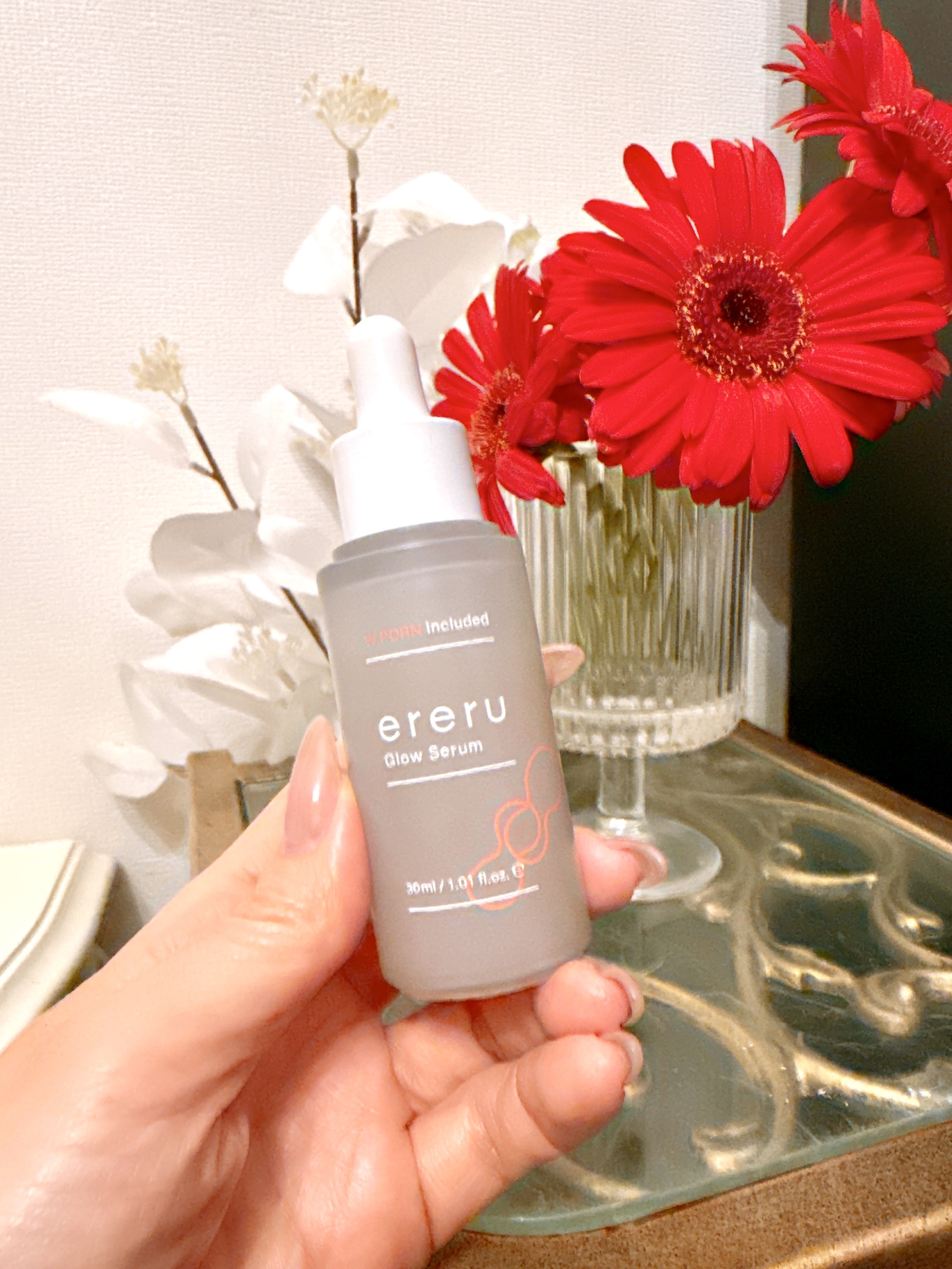 グロウセラム/ereru/美容液を使ったクチコミ（1枚目）