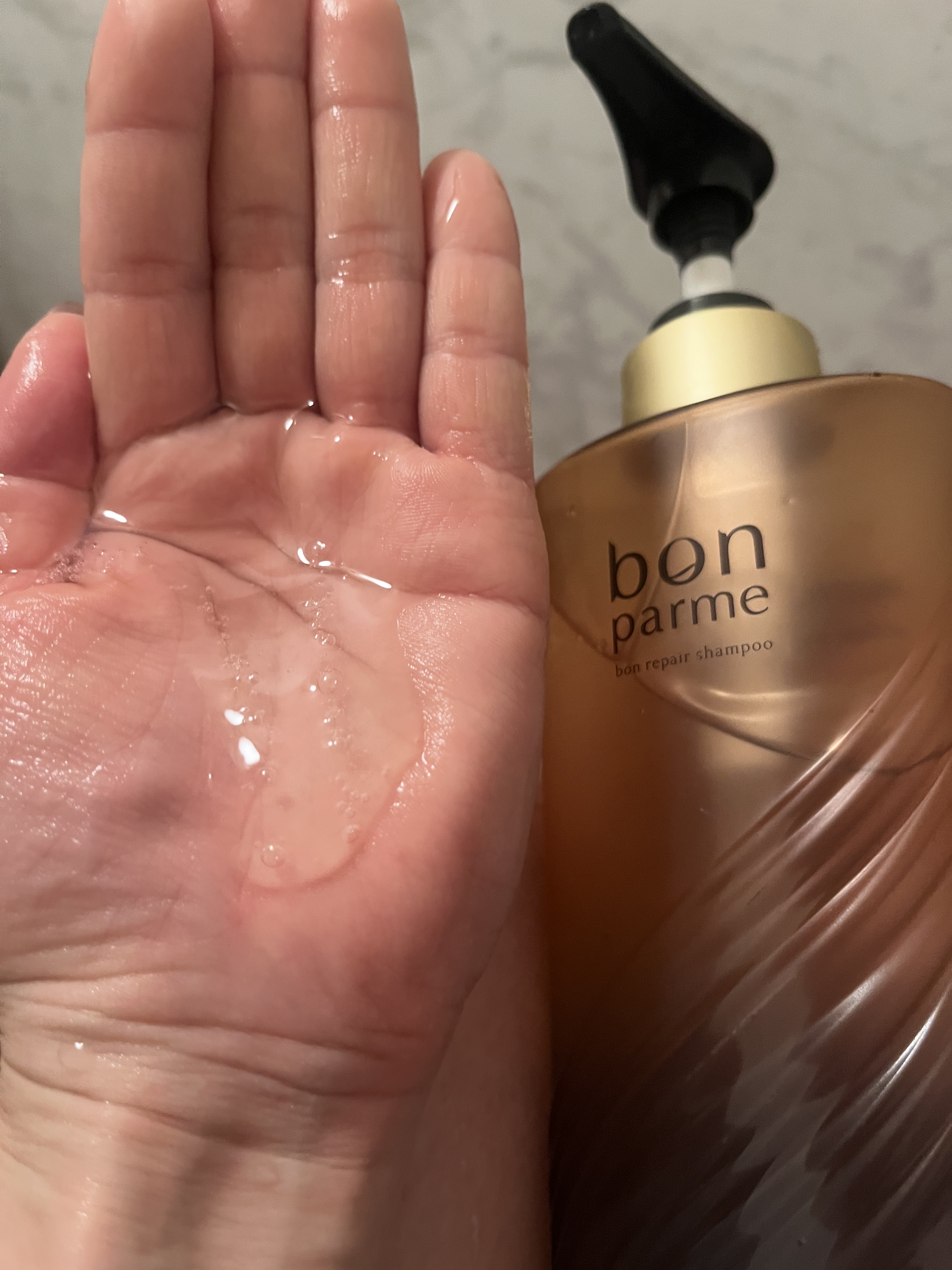 ボンリペア シャンプー/トリートメント ボンリペアシャンプー/ボトル/bonparme/シャンプー・コンディショナーを使ったクチコミ（1枚目）