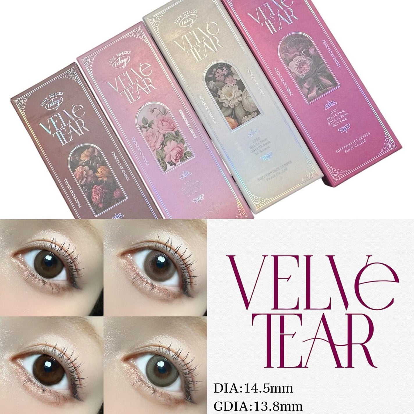 VELVETEAR/VELVETEAR/ワンデー(1DAY)カラコンを使ったクチコミ(1枚目)