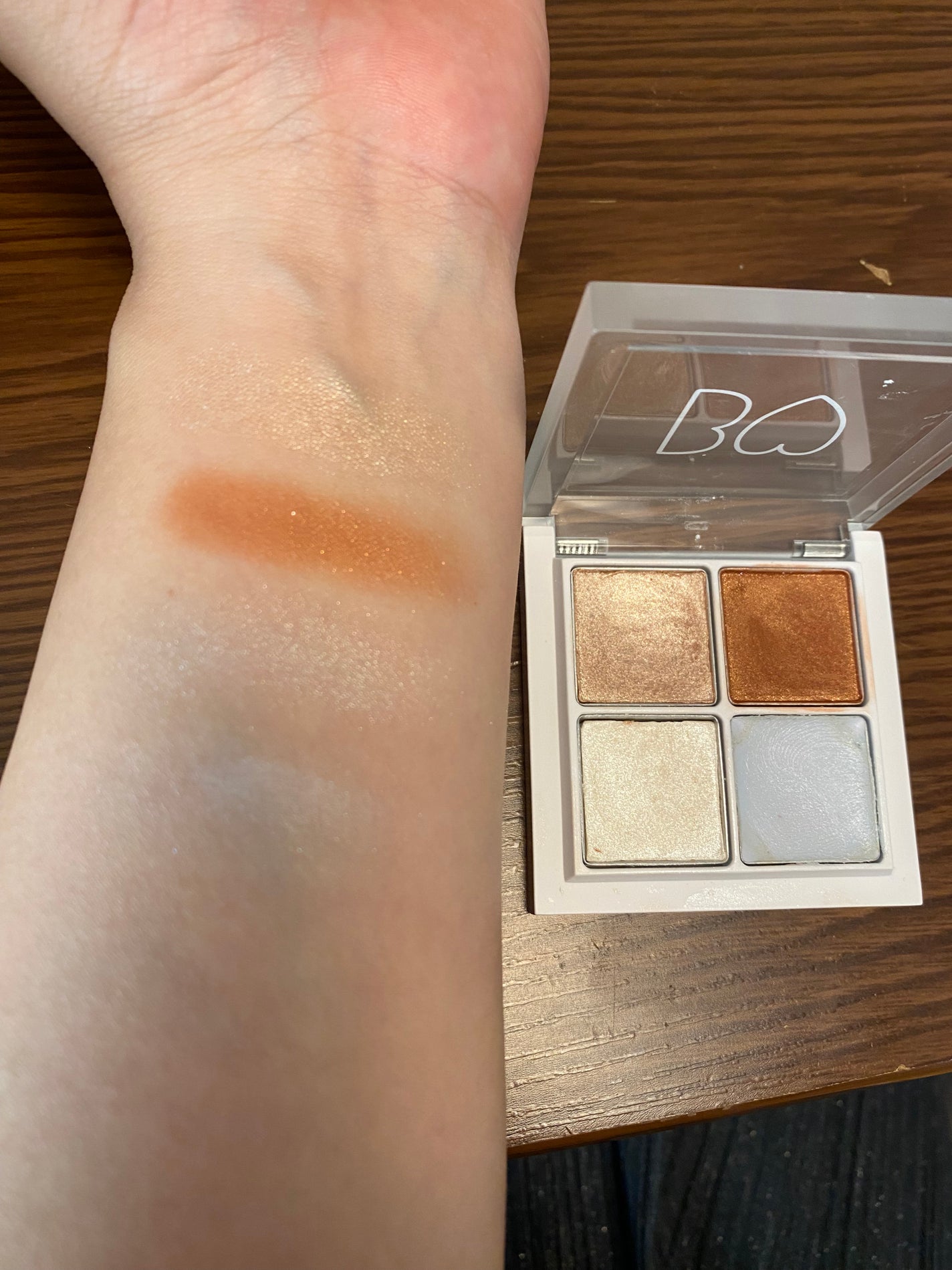 THE アイパレR/b idol/アイシャドウパレットを使ったクチコミ(4枚目)