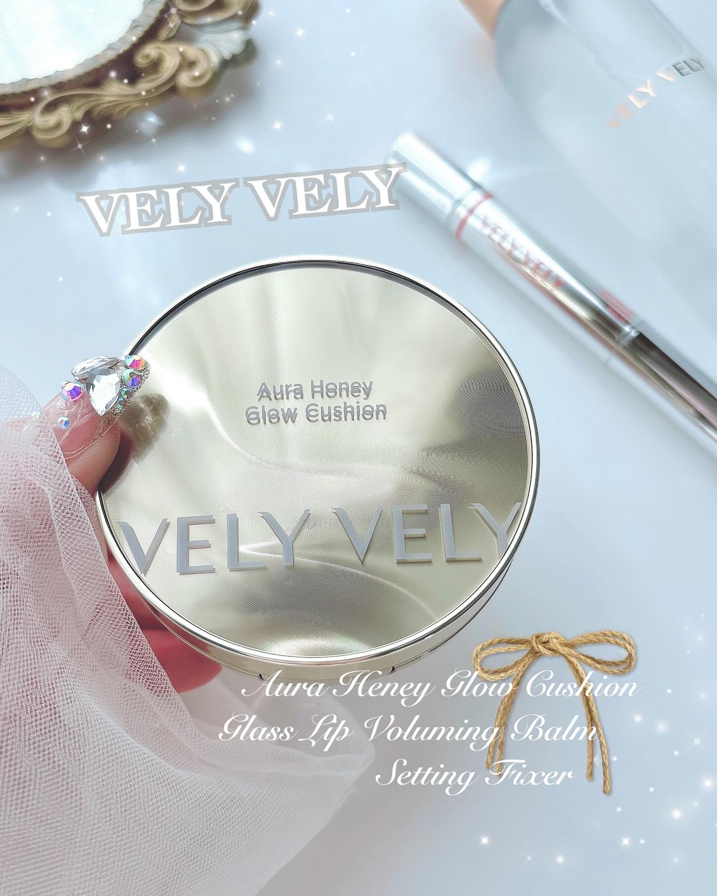 オーラハニーグロウクッション/VELY VELY/クッションファンデーションを使ったクチコミ（1枚目）