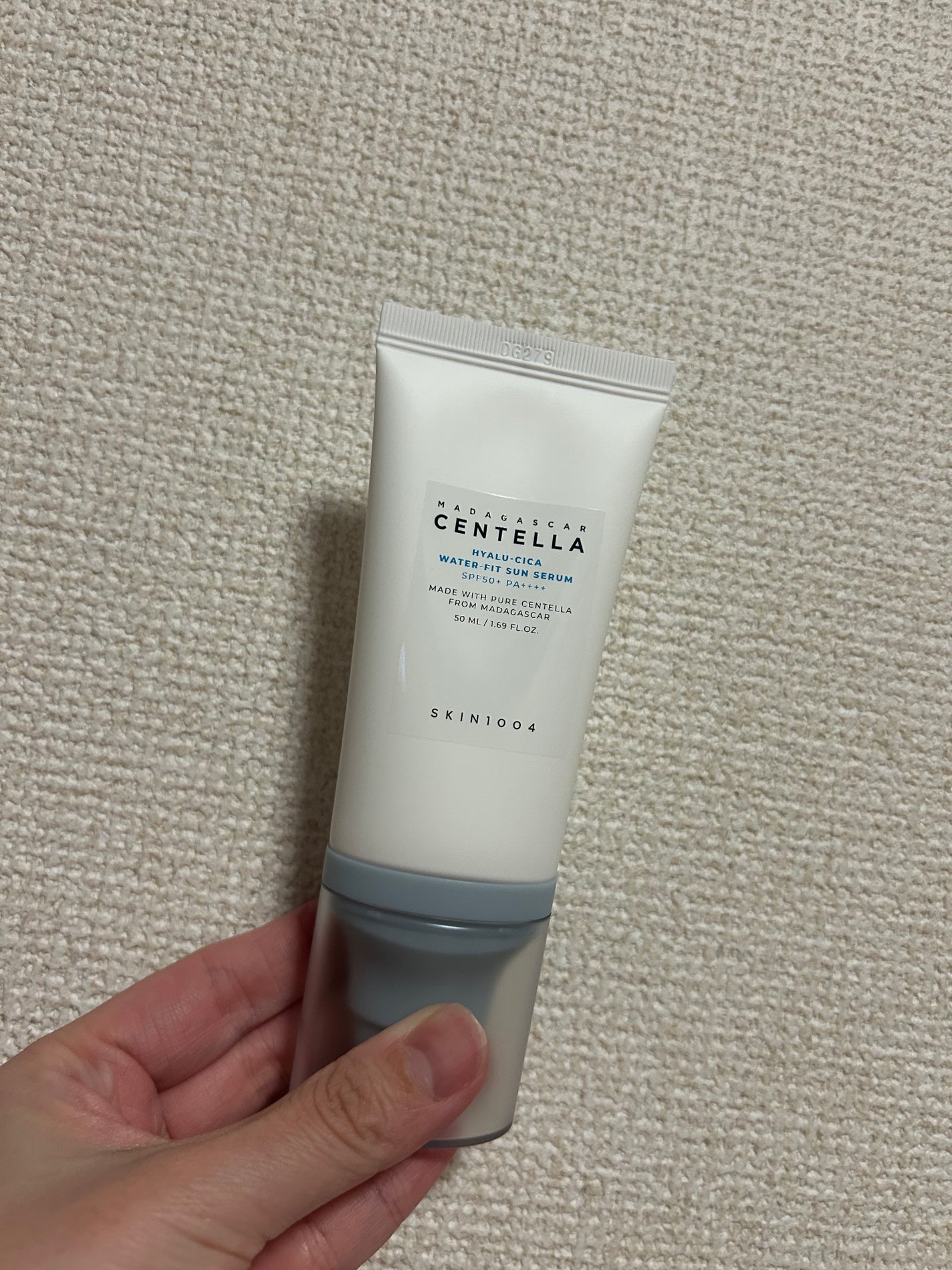 ヒアルーシカ ウォーターフィット サンセラム/SKIN1004/日焼け止めローションを使ったクチコミ(2枚目)