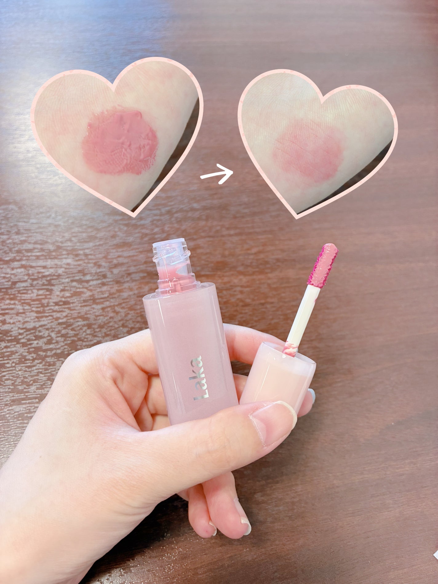 ポッピングバルーンティント/Laka/リップティントを使ったクチコミ(2枚目)